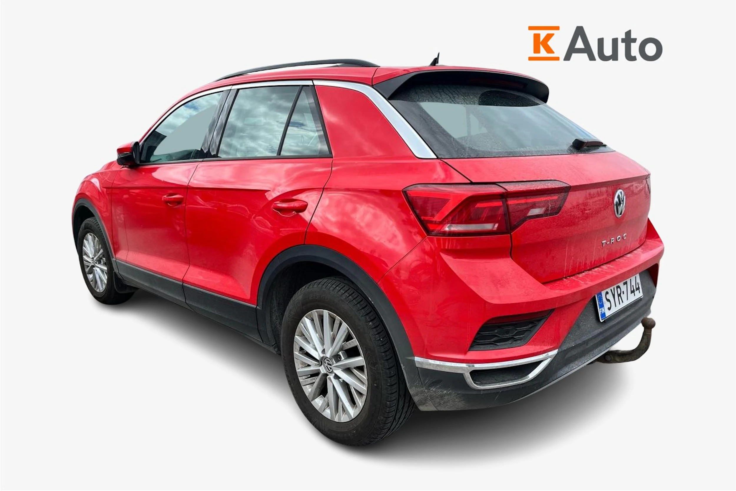 Punainen Volkswagen T-Roc 2019 kuva 2.