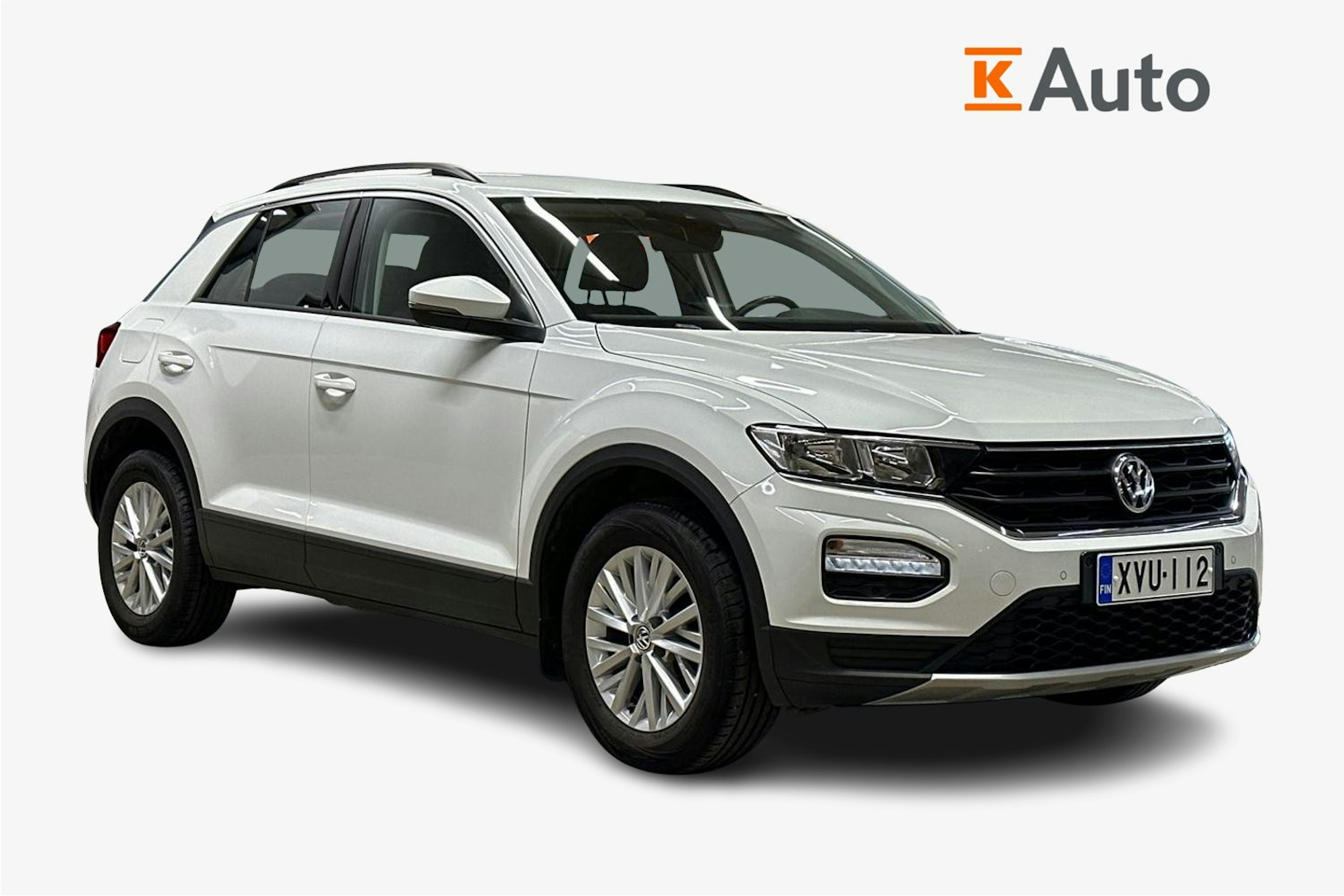 valkoinen Volkswagen T-Roc 2019 kuva 1.