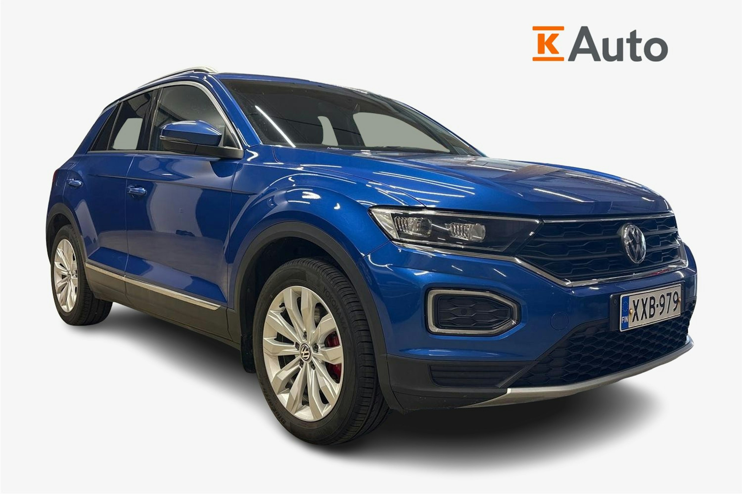 sininen Volkswagen T-Roc 2019 kuva 1.