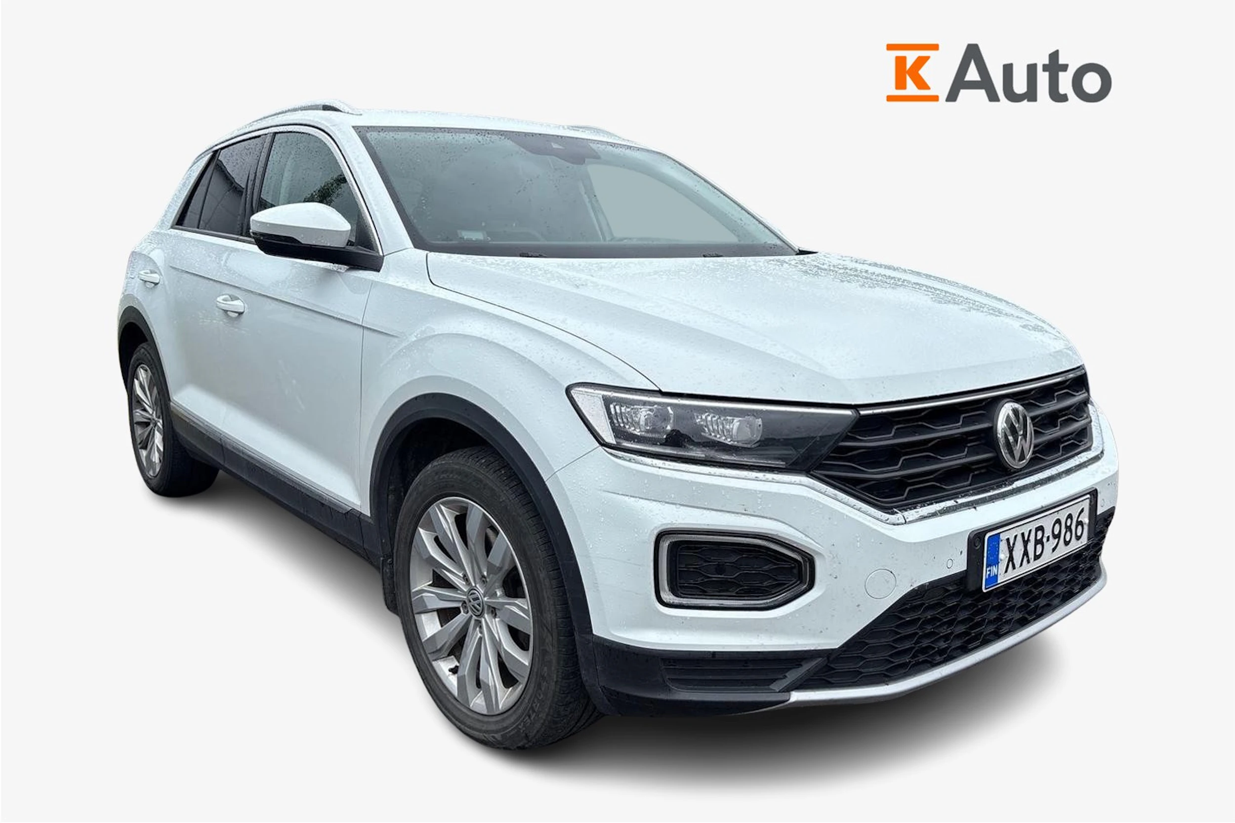 valkoinen Volkswagen T-Roc 2019 kuva 1.