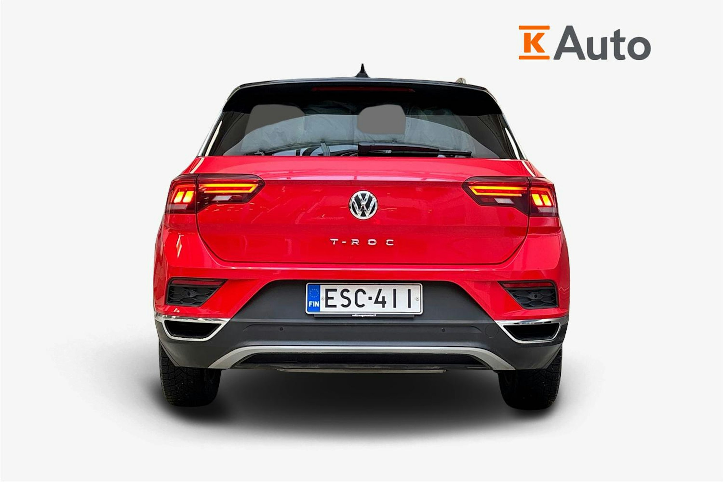 punainen Volkswagen T-Roc 2020 kuva 3.