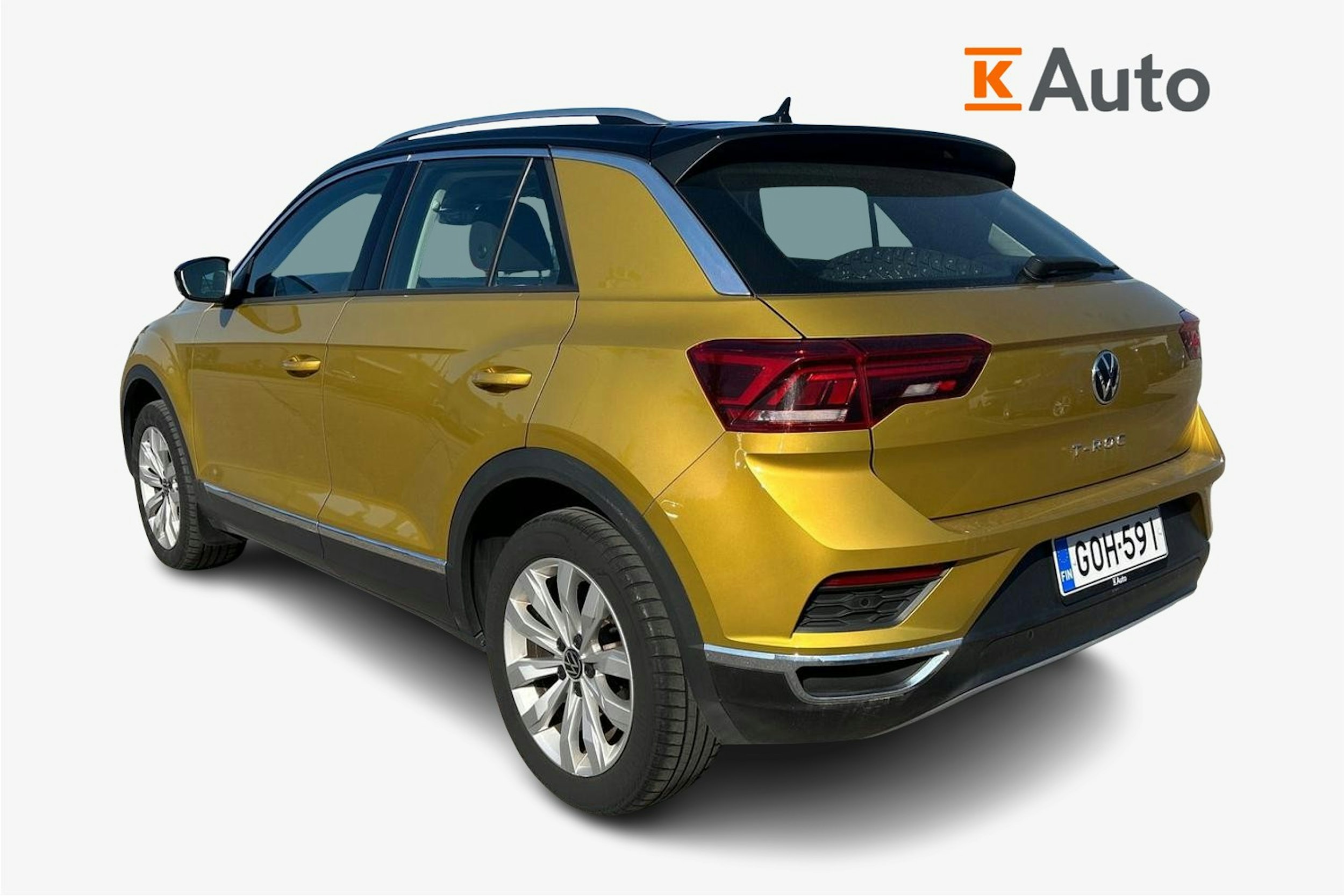 keltainen Volkswagen T-Roc 2021 kuva 2.
