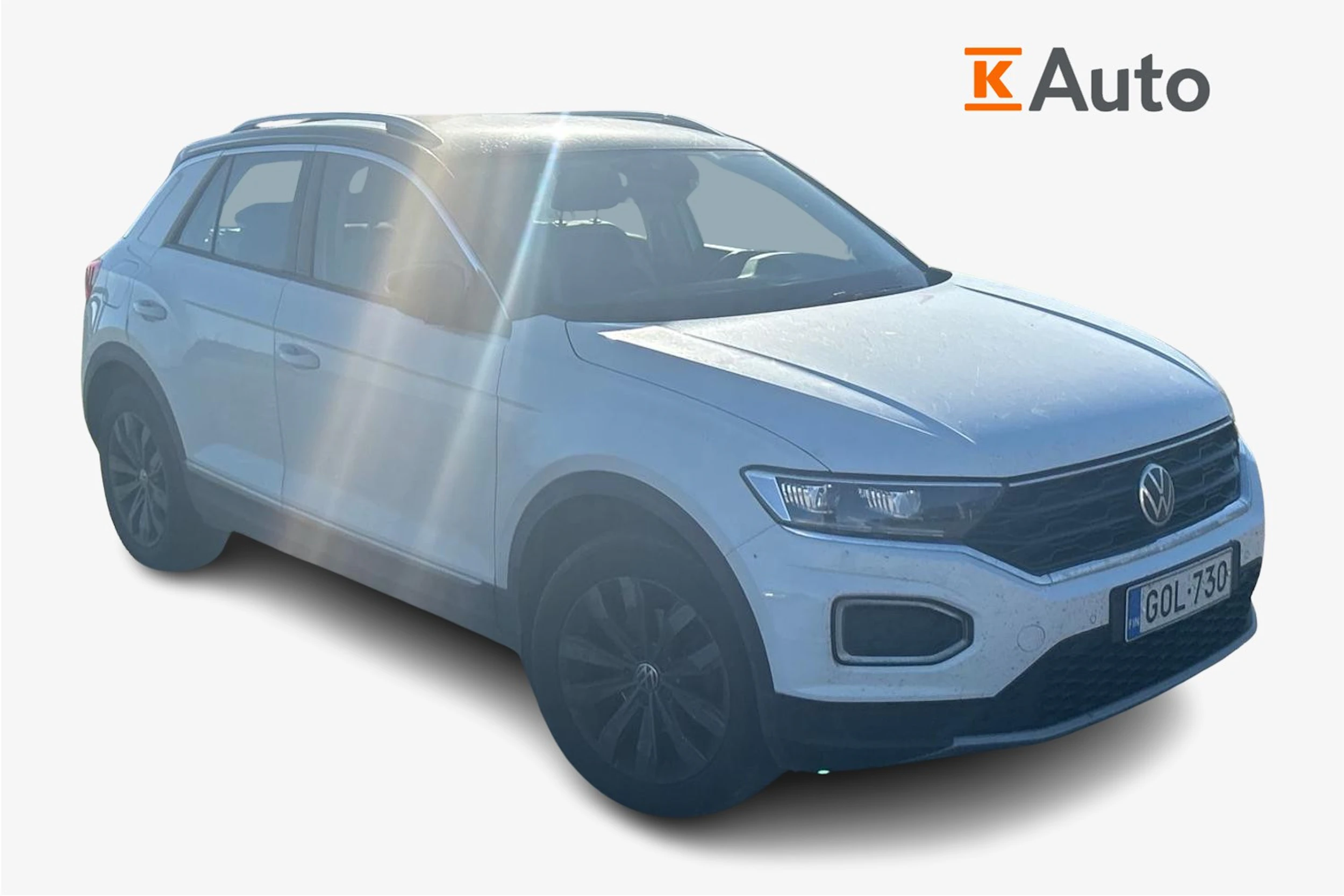 Valkoinen Volkswagen T-Roc 2020 kuva 1.