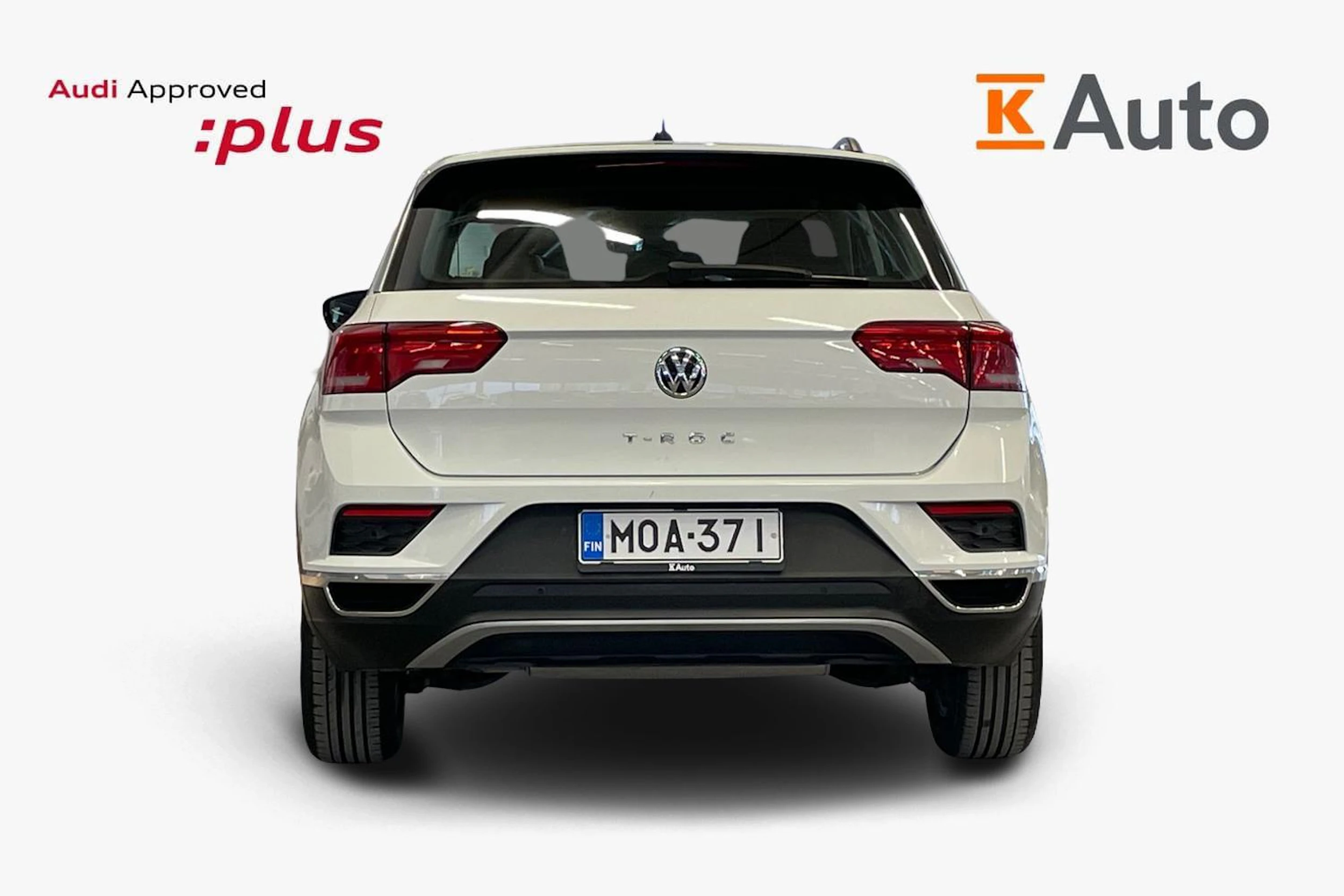 Valkoinen Volkswagen T-ROC 2020 kuva 3.