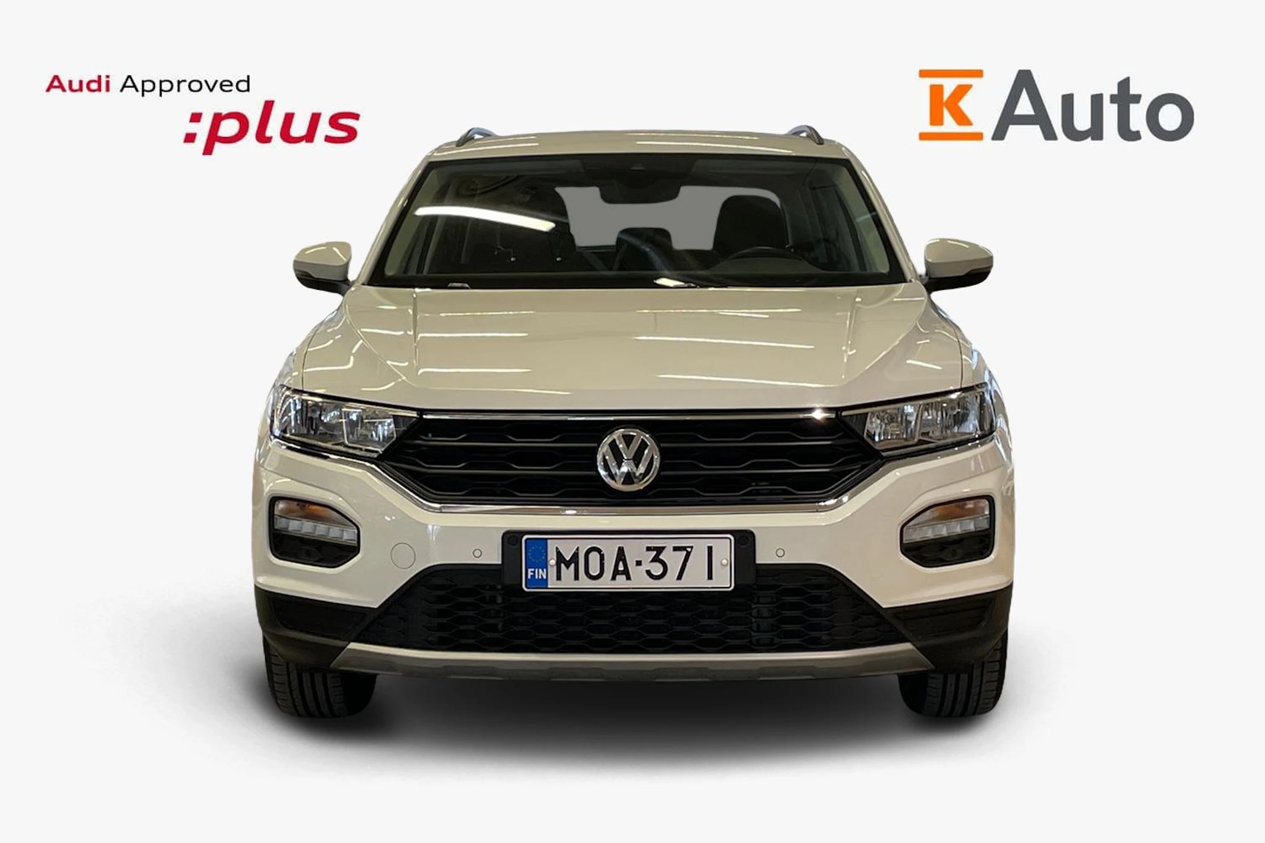 Valkoinen Volkswagen T-ROC 2020 kuva 4.