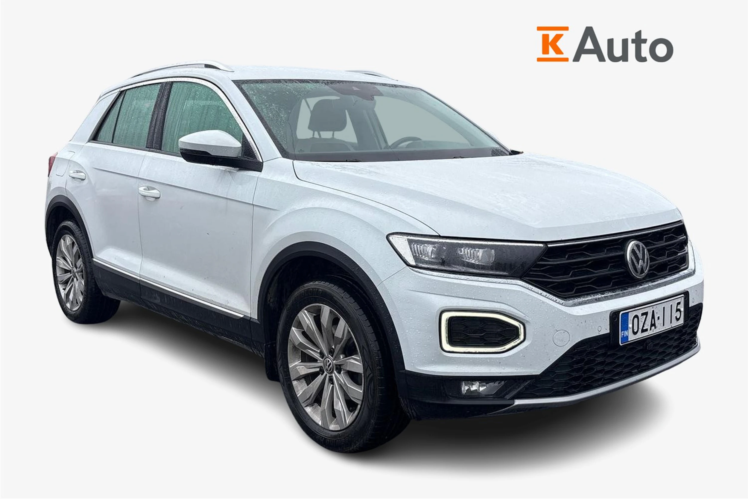 Valkoinen Volkswagen T-Roc 2020 kuva 1.