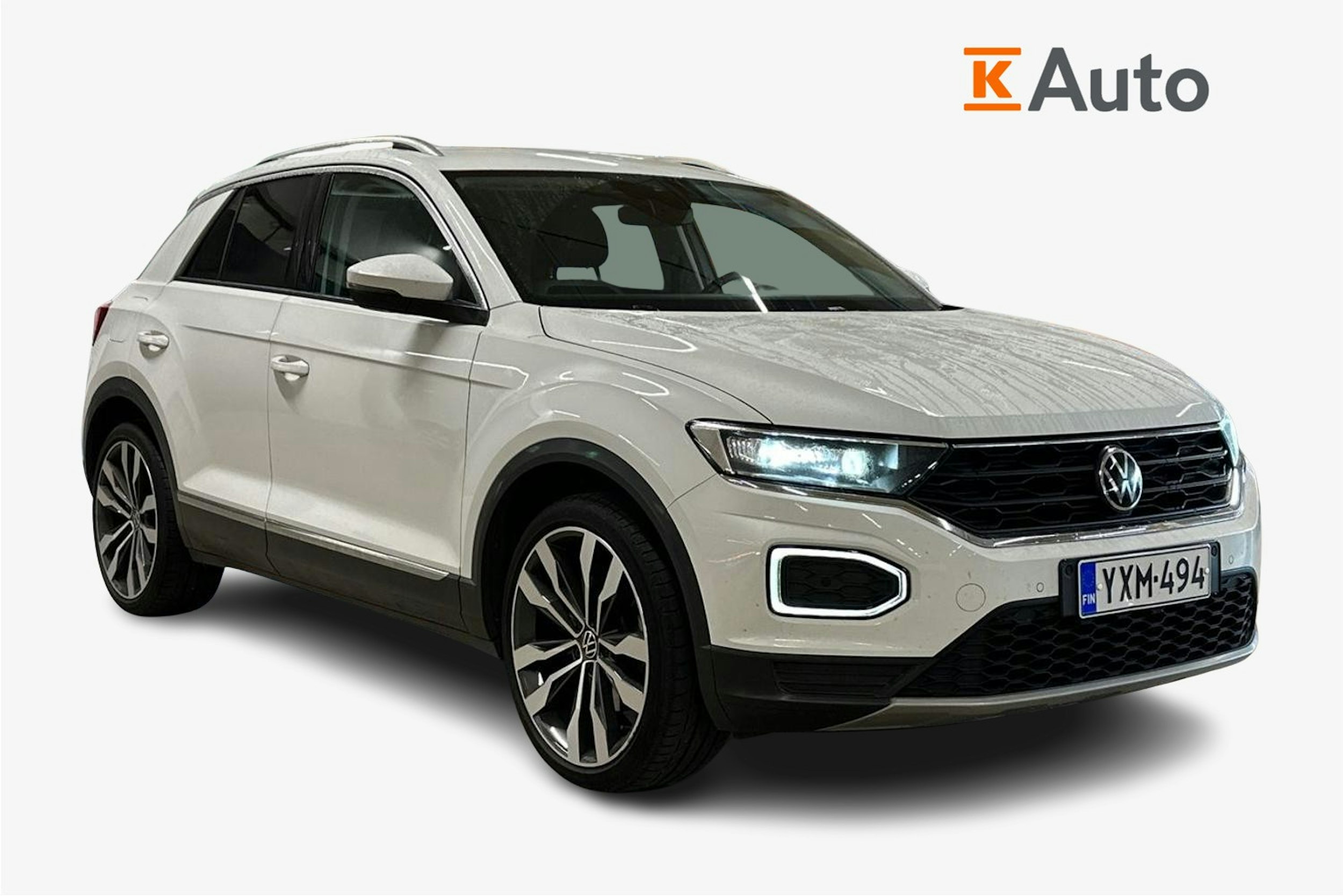 valkoinen Volkswagen T-Roc 2021 kuva 1.