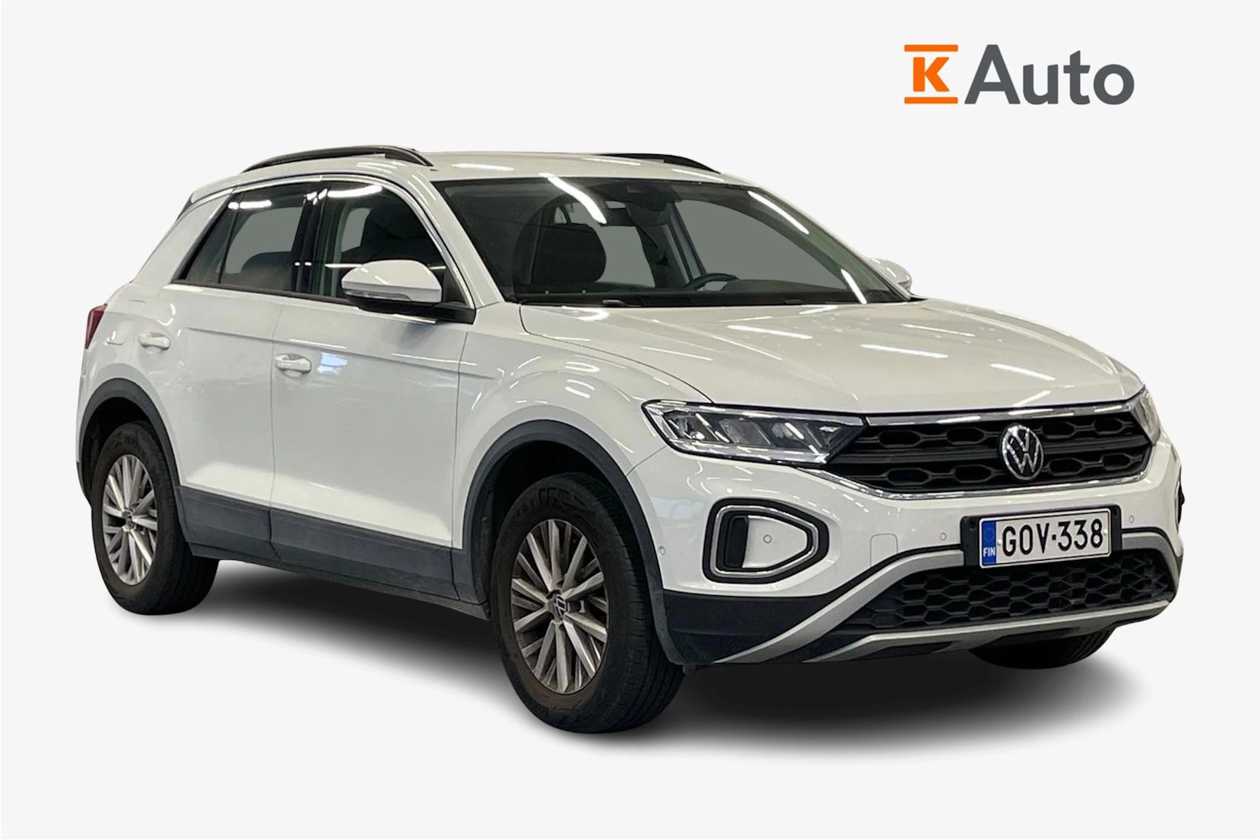 Valkoinen Volkswagen T-Roc 2022 kuva 1.
