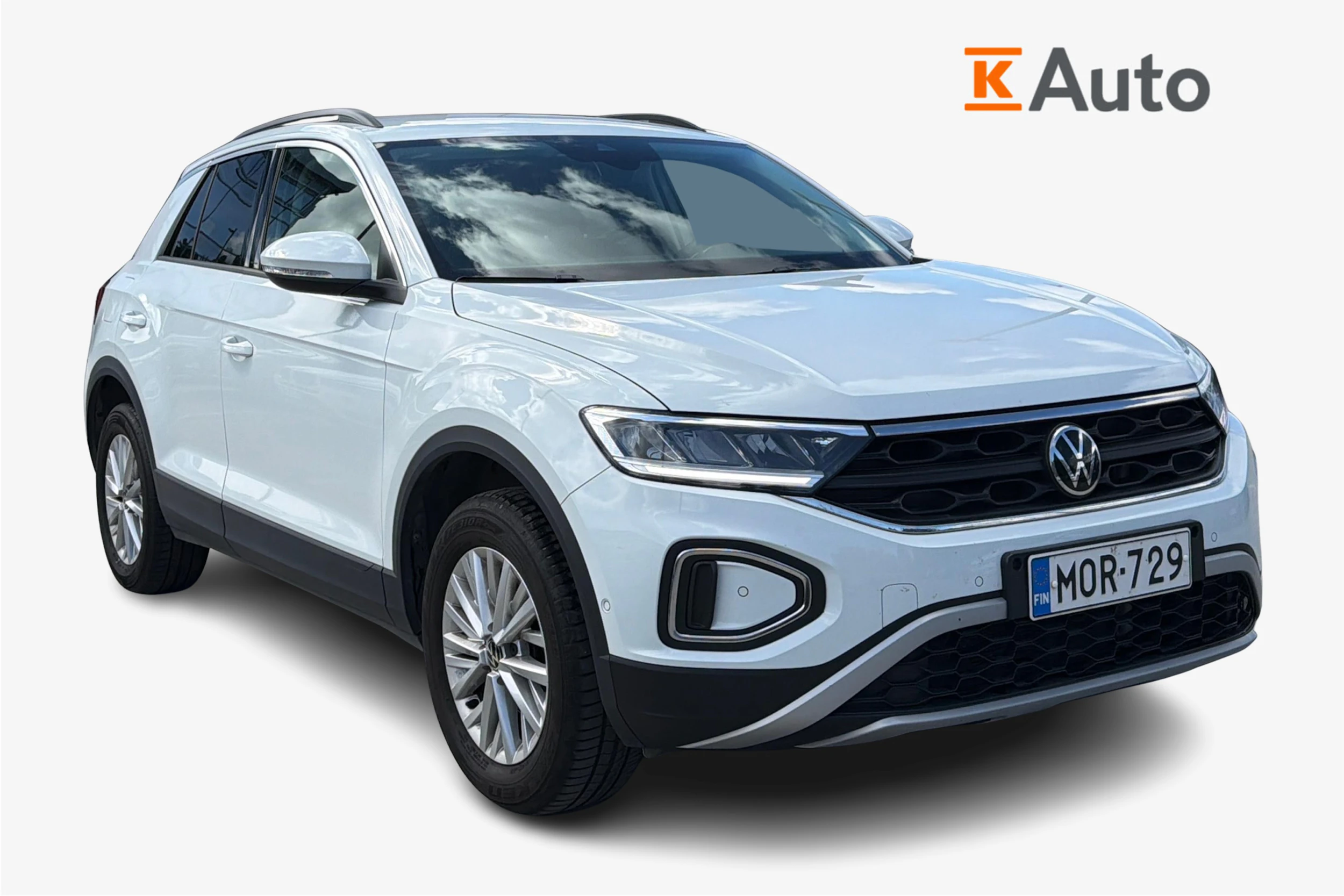 valkoinen Volkswagen T-Roc 2023 kuva 1.