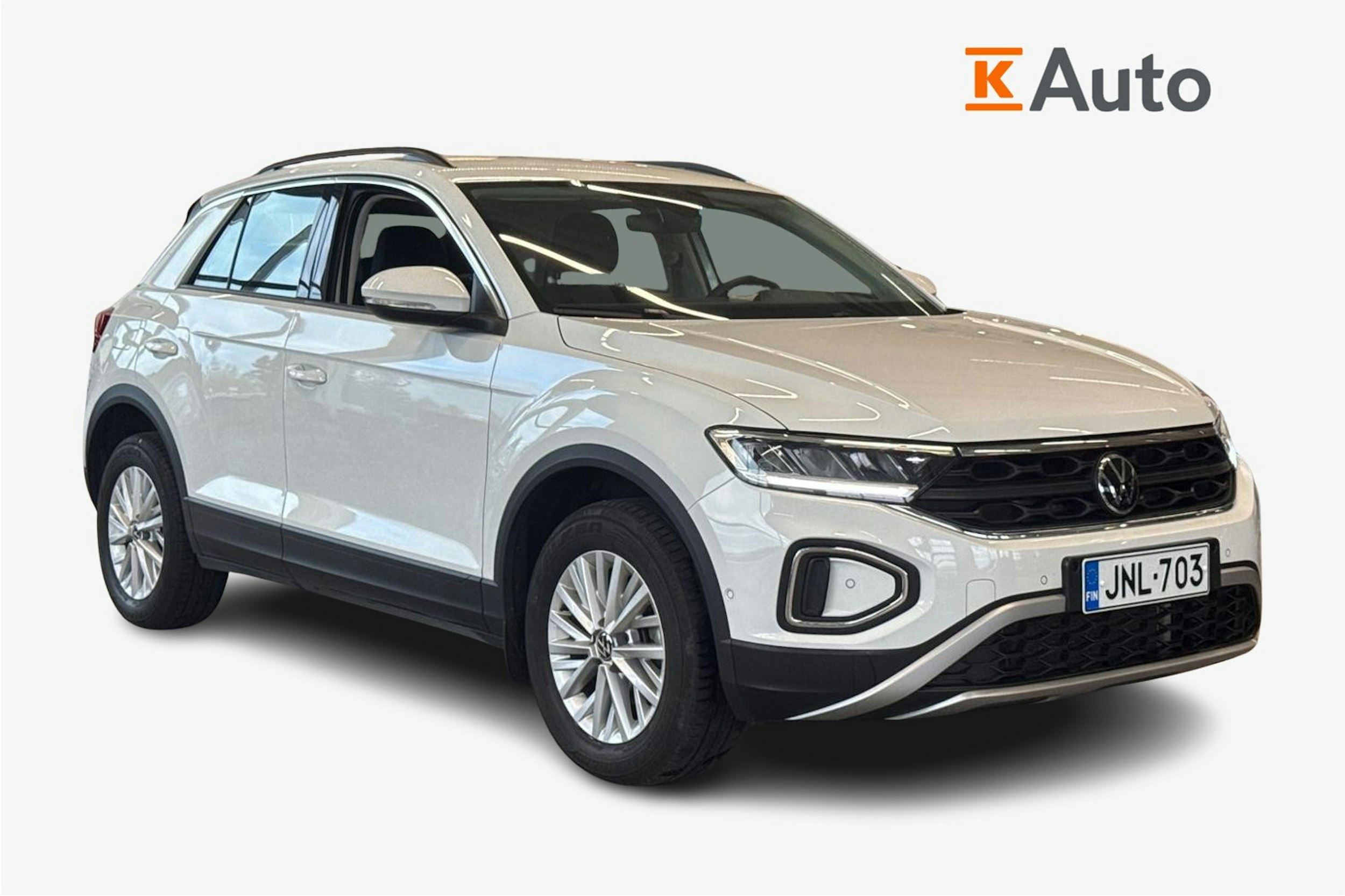 valkoinen Volkswagen T-Roc 2024 kuva 1.