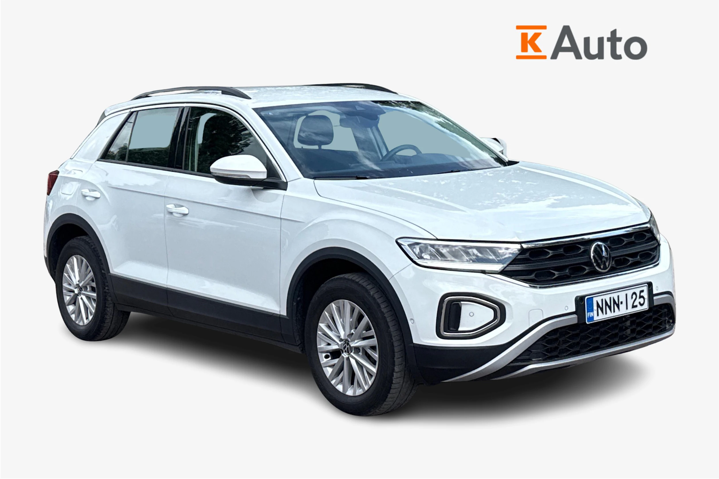 valkoinen Volkswagen T-Roc 2024 kuva 1.