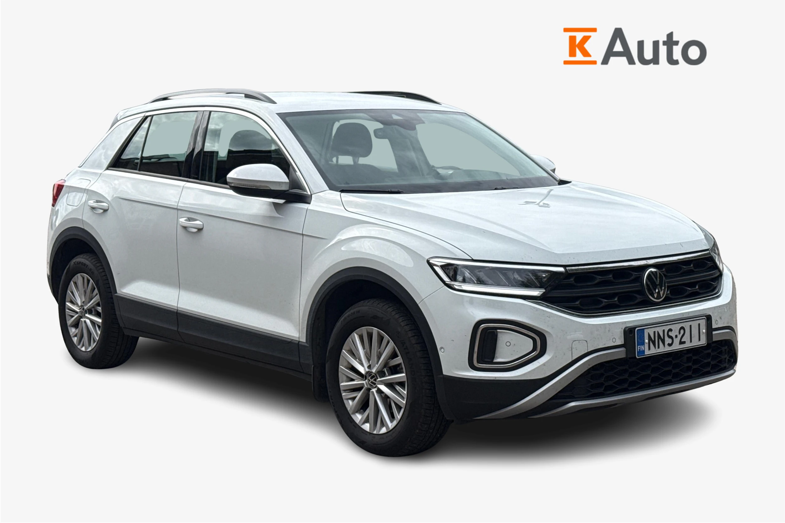 valkoinen Volkswagen T-Roc 2024 kuva 1.
