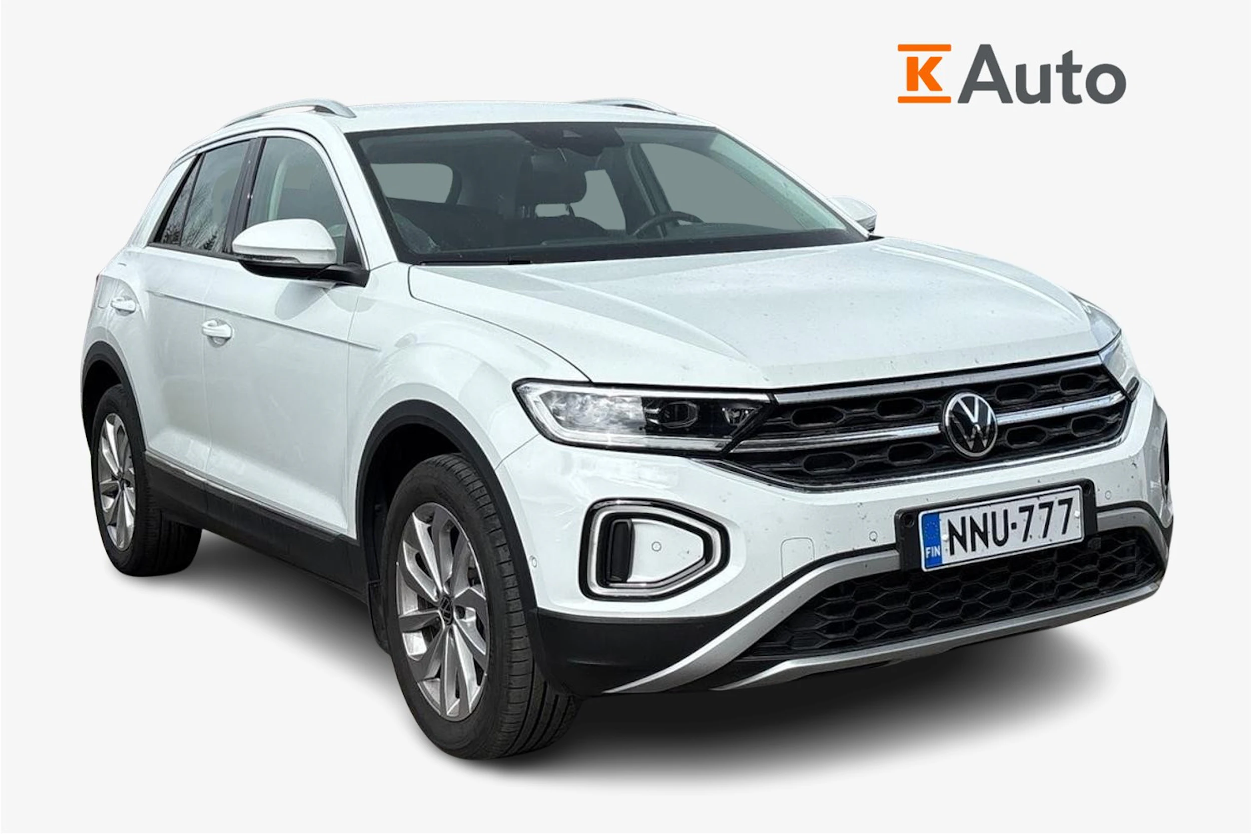 valkoinen Volkswagen T-Roc 2024 kuva 1.