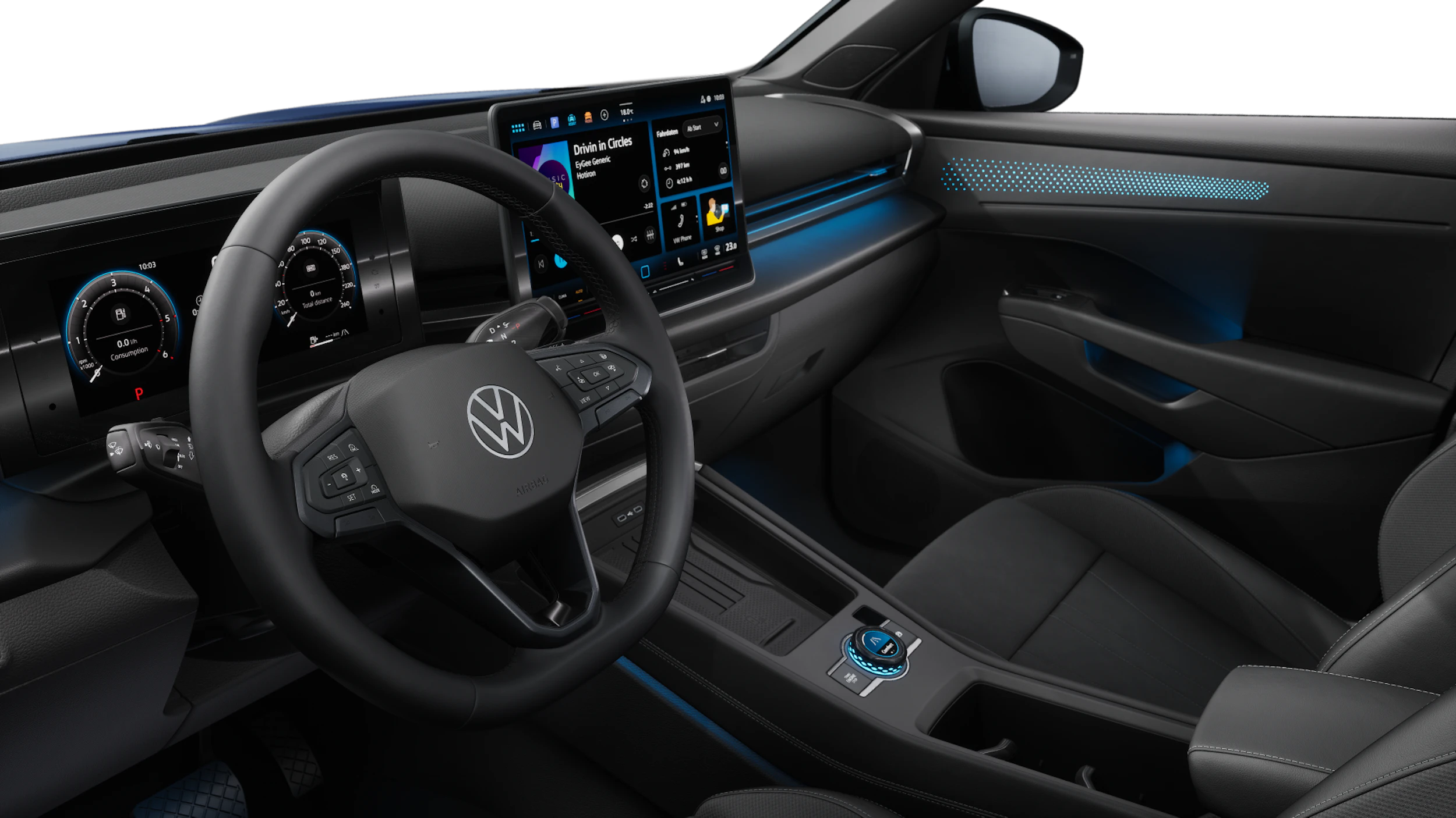 Celestial Blue -metalliväri Black -normaaliväri Volkswagen T-Roc 2026 kuva 10.