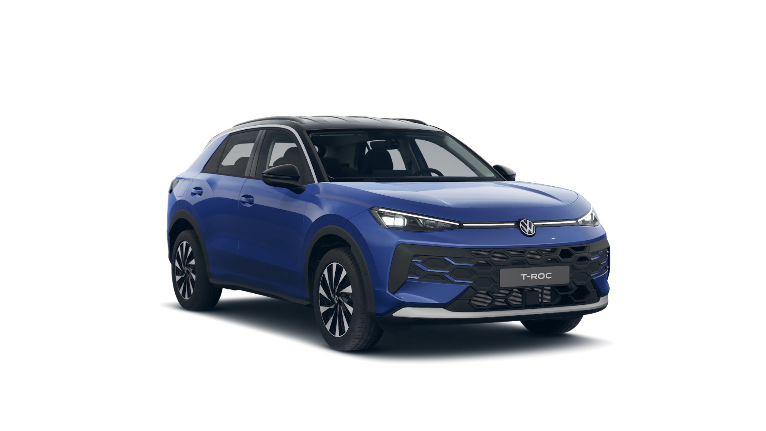 Celestial Blue -metalliväri Black -normaaliväri Volkswagen T-Roc 2026 kuva 1.