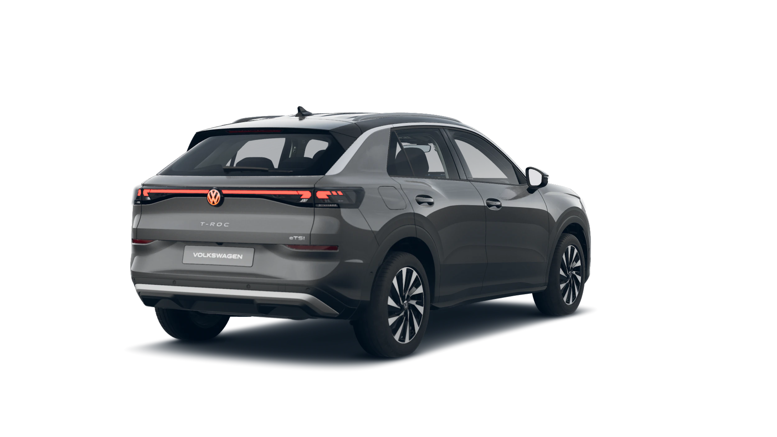 Wolf Grey -metalliväri Black -normaaliväri Volkswagen T-Roc 2026 kuva 7.