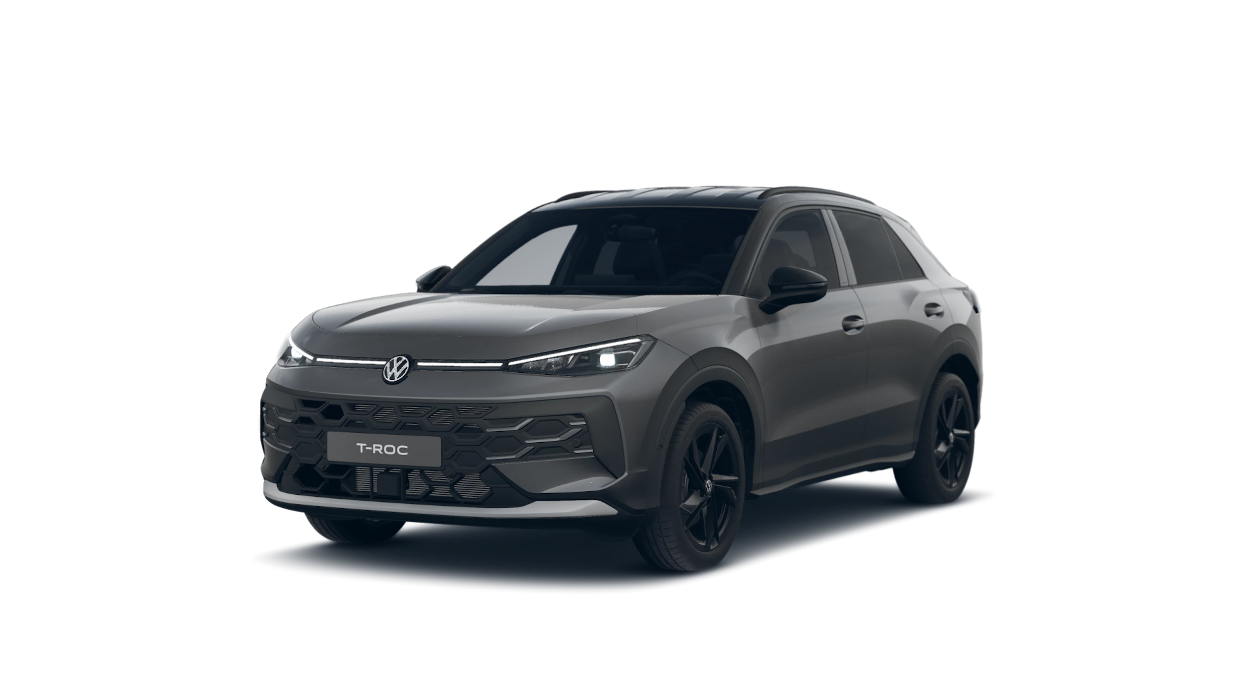 Wolf Grey -metalliväri Black -normaaliväri Volkswagen T-Roc 2026 kuva 3.