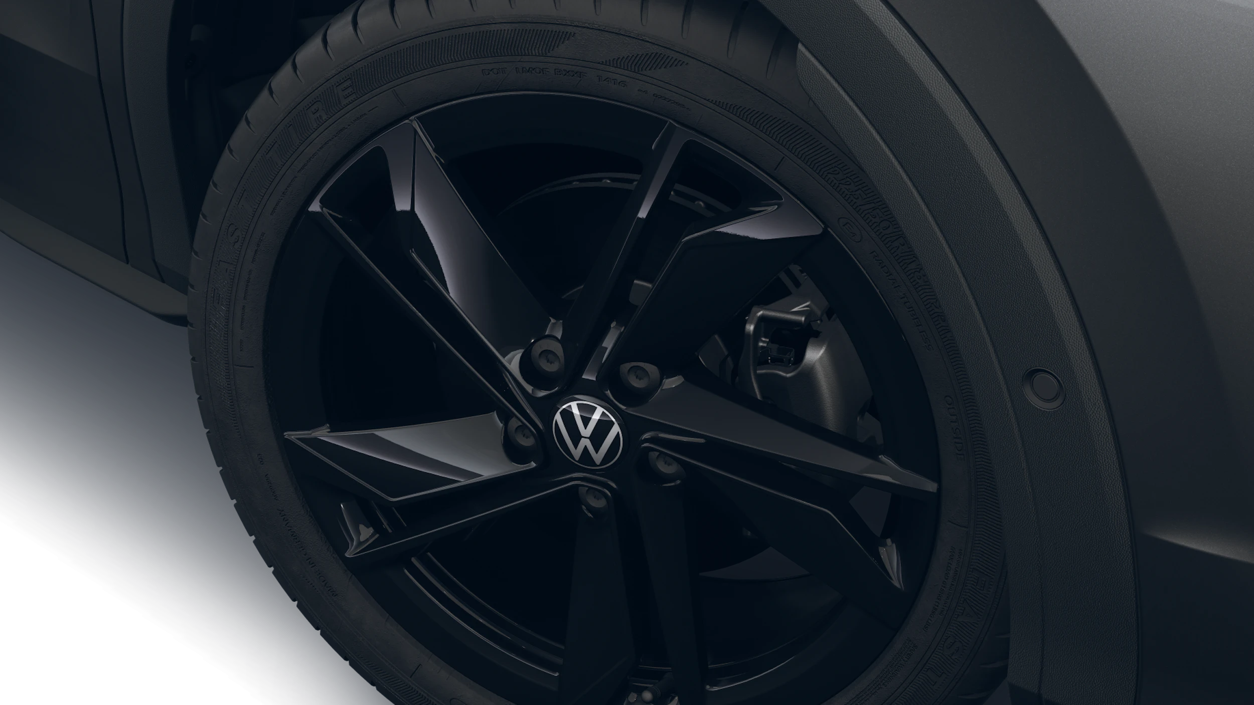 Wolf Grey -metalliväri Black -normaaliväri Volkswagen T-Roc 2026 kuva 9.