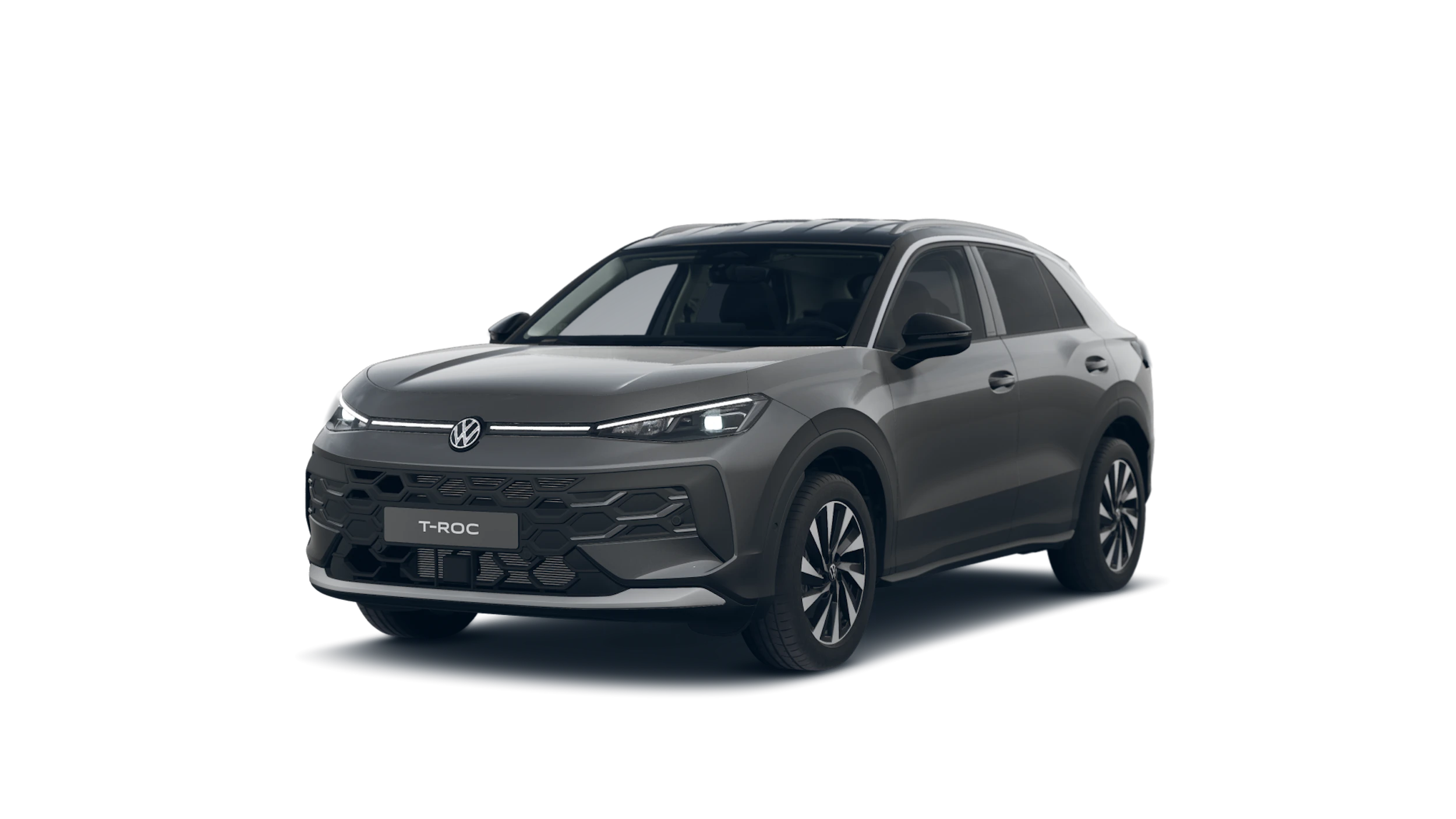 Wolf Grey -metalliväri Black -normaaliväri Volkswagen T-Roc 2026 kuva 3.