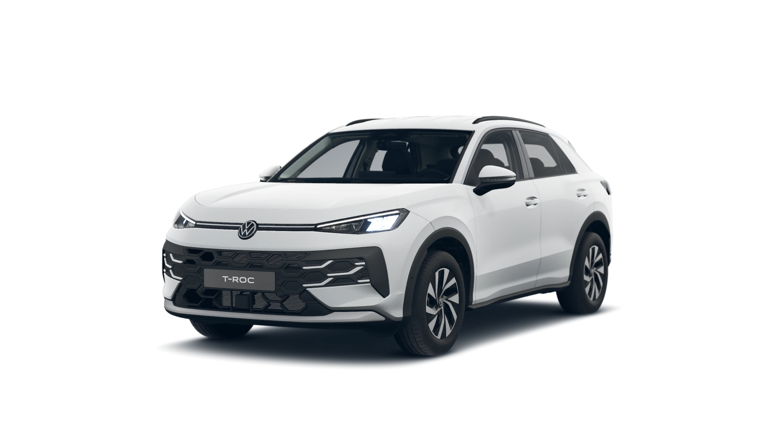 Pure White -normaaliväri Volkswagen T-Roc 2026 kuva 3.