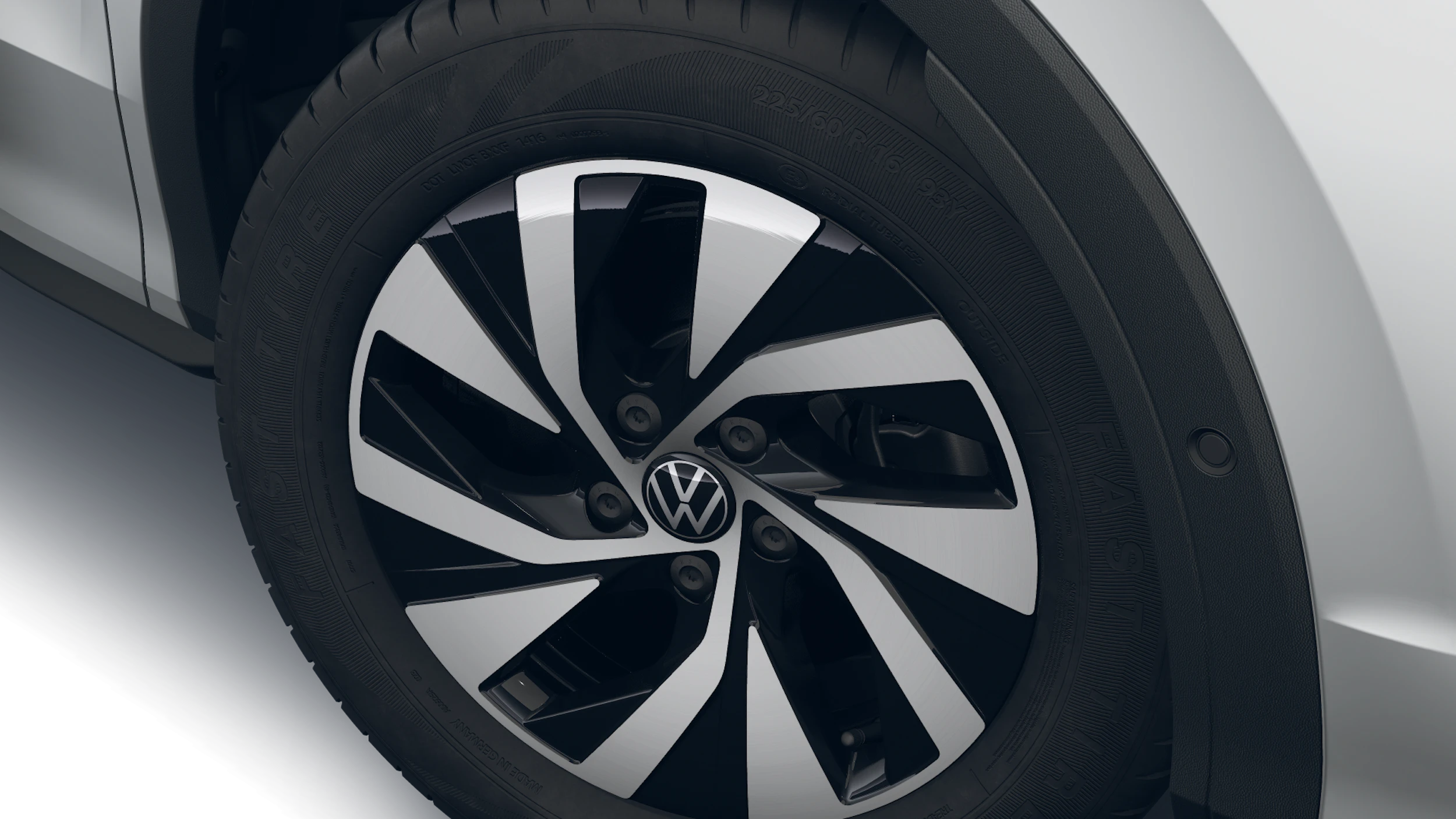 Pure White -normaaliväri Volkswagen T-Roc 2026 kuva 9.