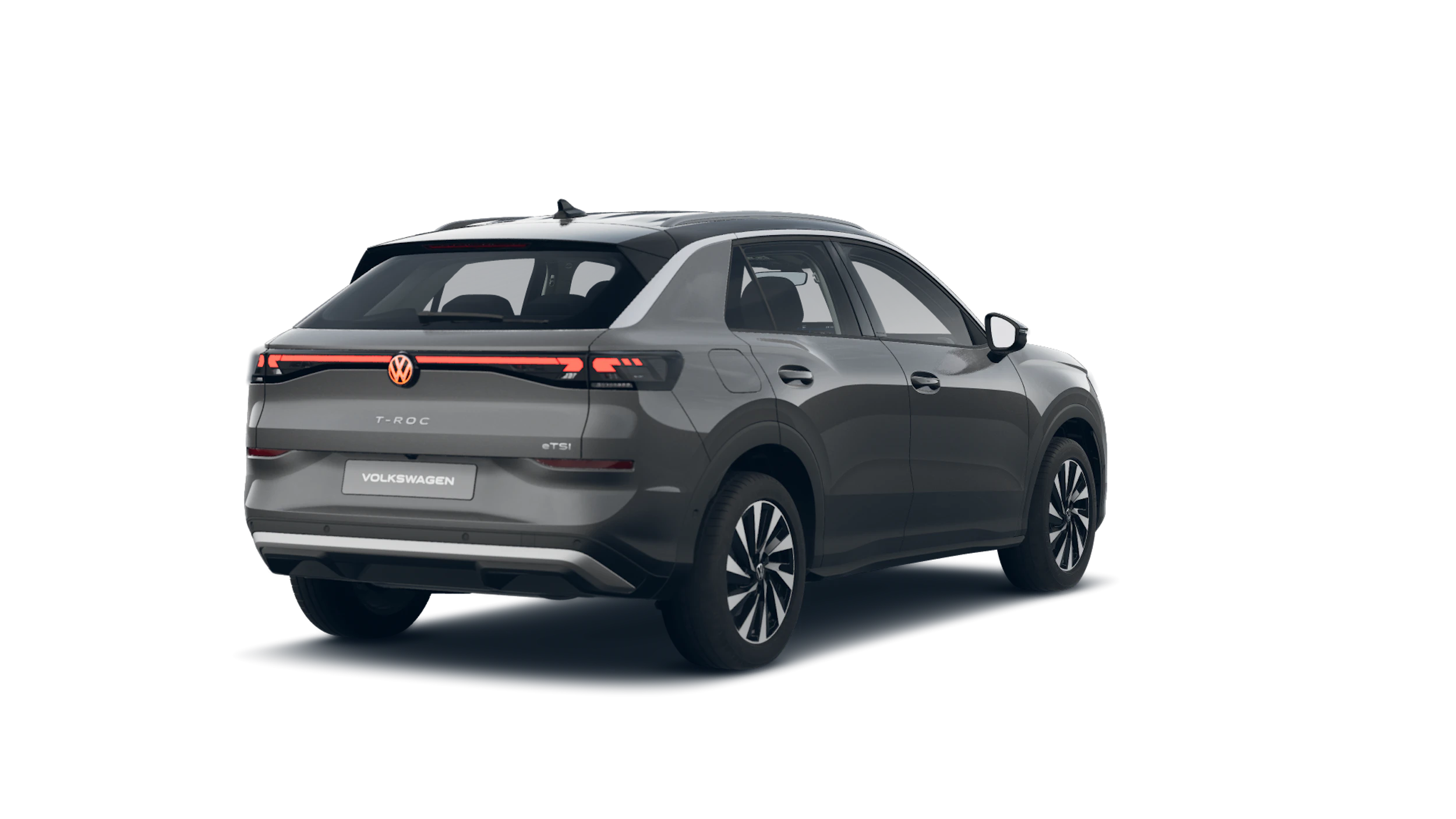 Wolf Grey -metalliväri Black -normaaliväri Volkswagen T-Roc 2026 kuva 7.