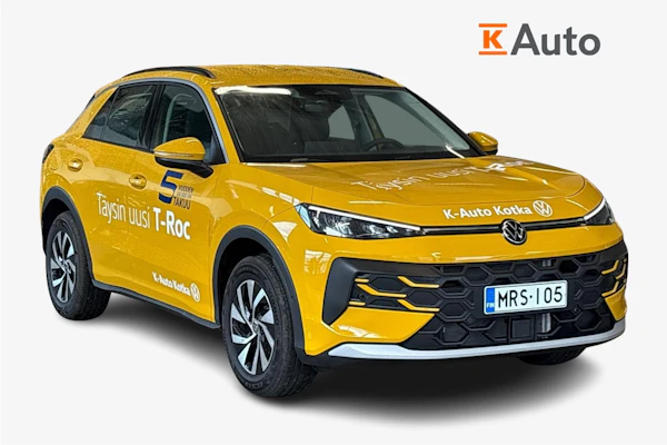 Volkswagen T-Roc Comfort 1,5 eTSI 85 kW (MHEV) DSG-automaatti | Kahdet renkaat | Mukautuva vakionopeussäädin ACC