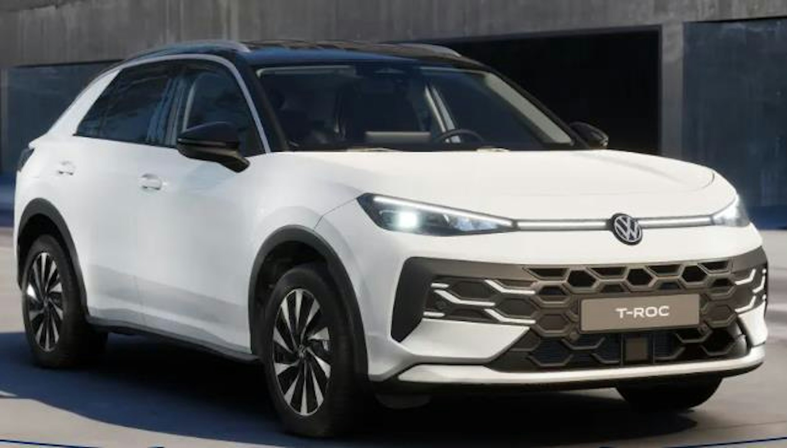 valkoinen Volkswagen T-Roc 2026 kuva 1.