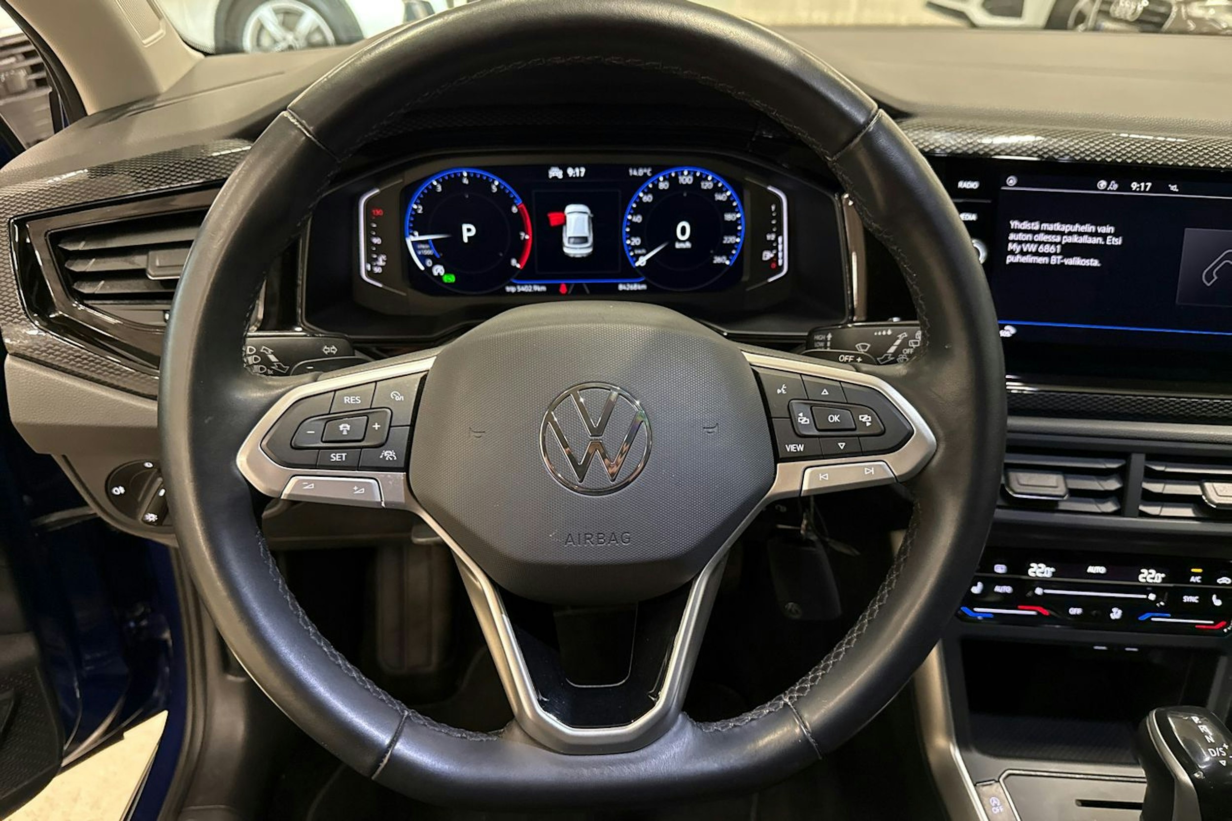 sininen Volkswagen Taigo 2022 kuva 16.