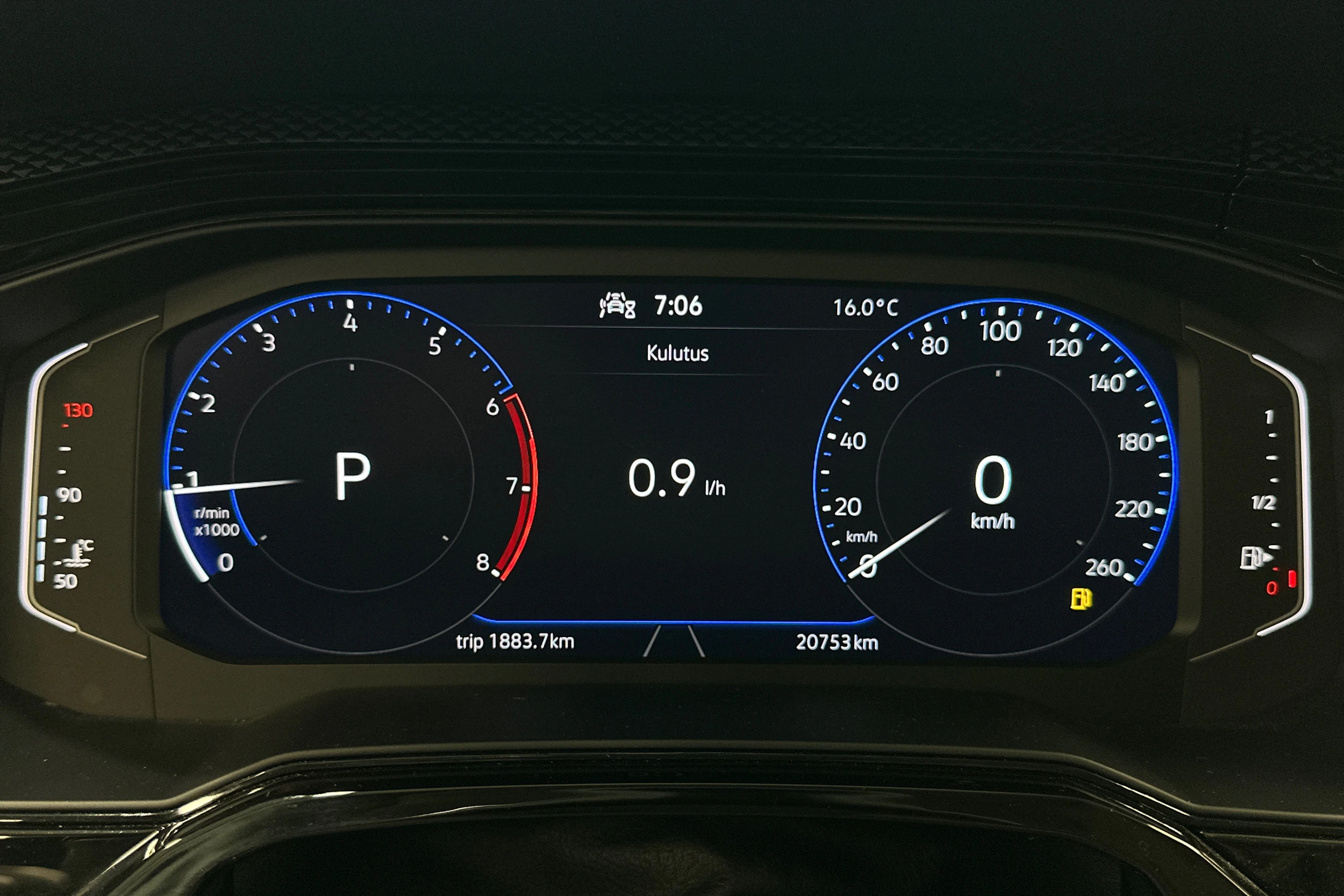 sininen Volkswagen Taigo 2022 kuva 15.