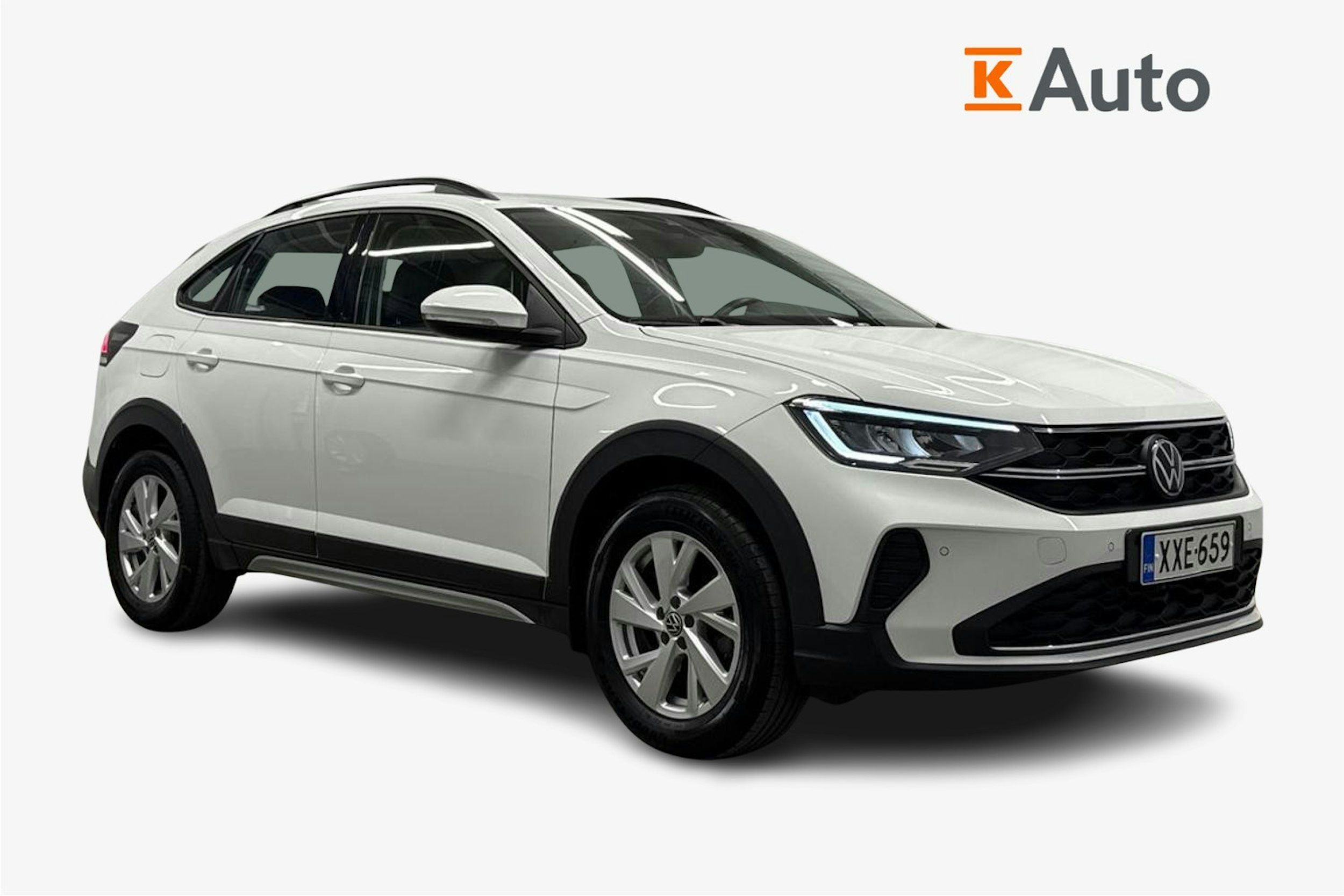valkoinen Volkswagen Taigo 2023 kuva 1.