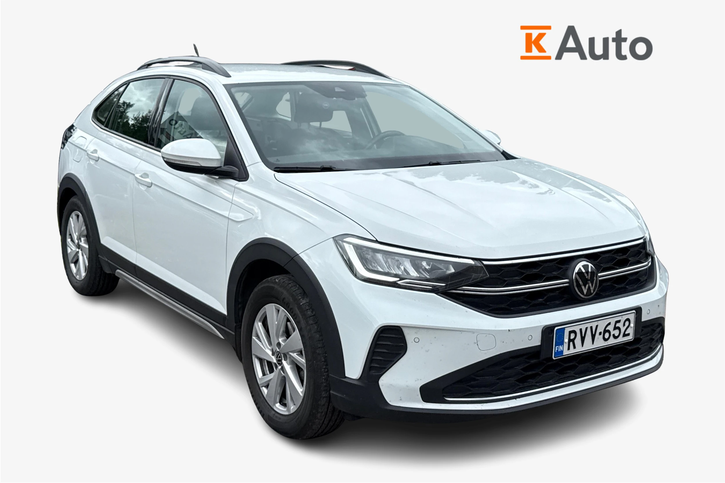 valkoinen Volkswagen Taigo 2024 kuva 1.