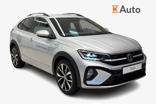 Volkswagen Taigo R-Line Edition 1,5 TSI 110 kW EVO DSG-automaatti | Korko 0,99%+kulut | Vetokoukku | 2-renkaat |