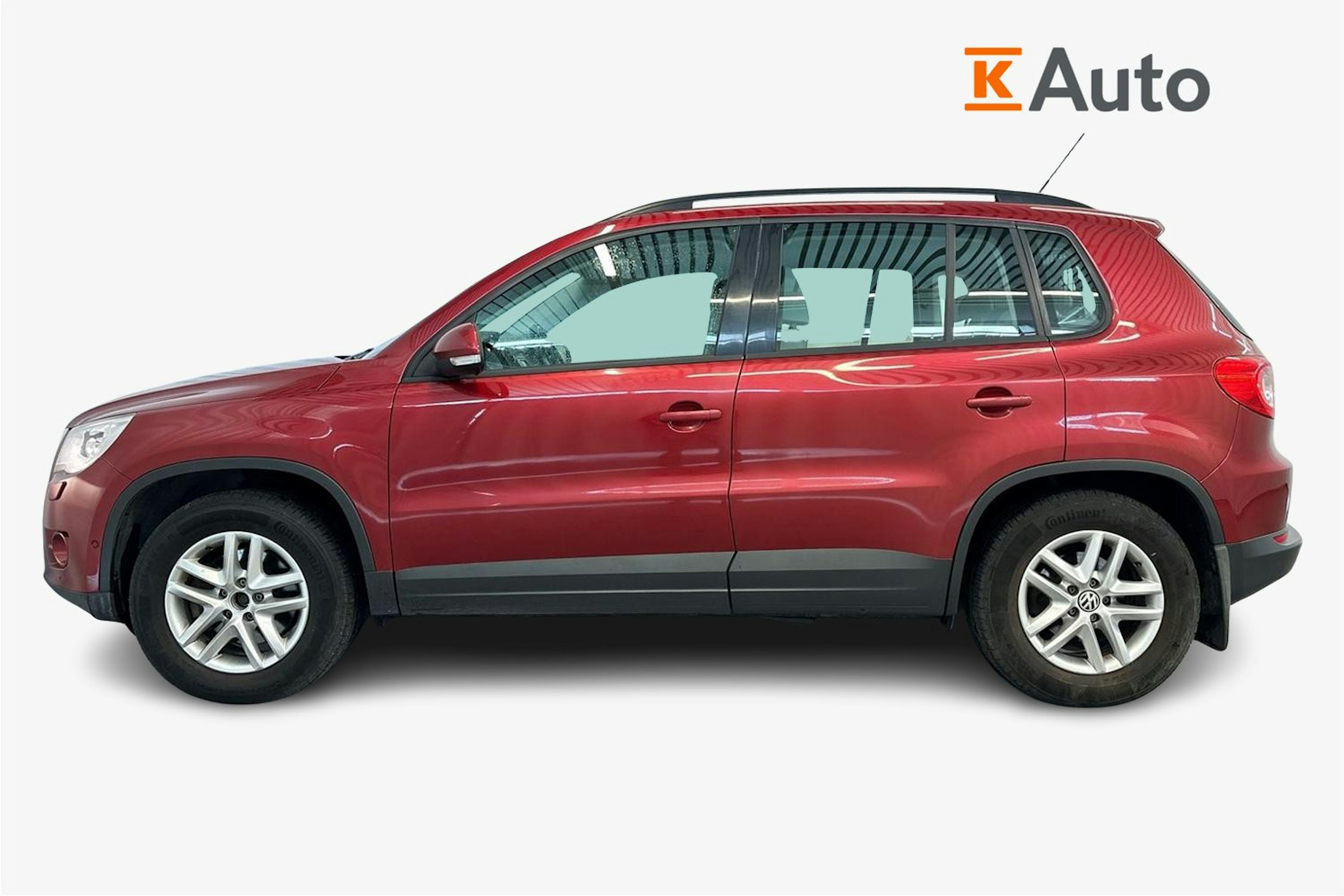 punainen Volkswagen Tiguan 2008 kuva 6.