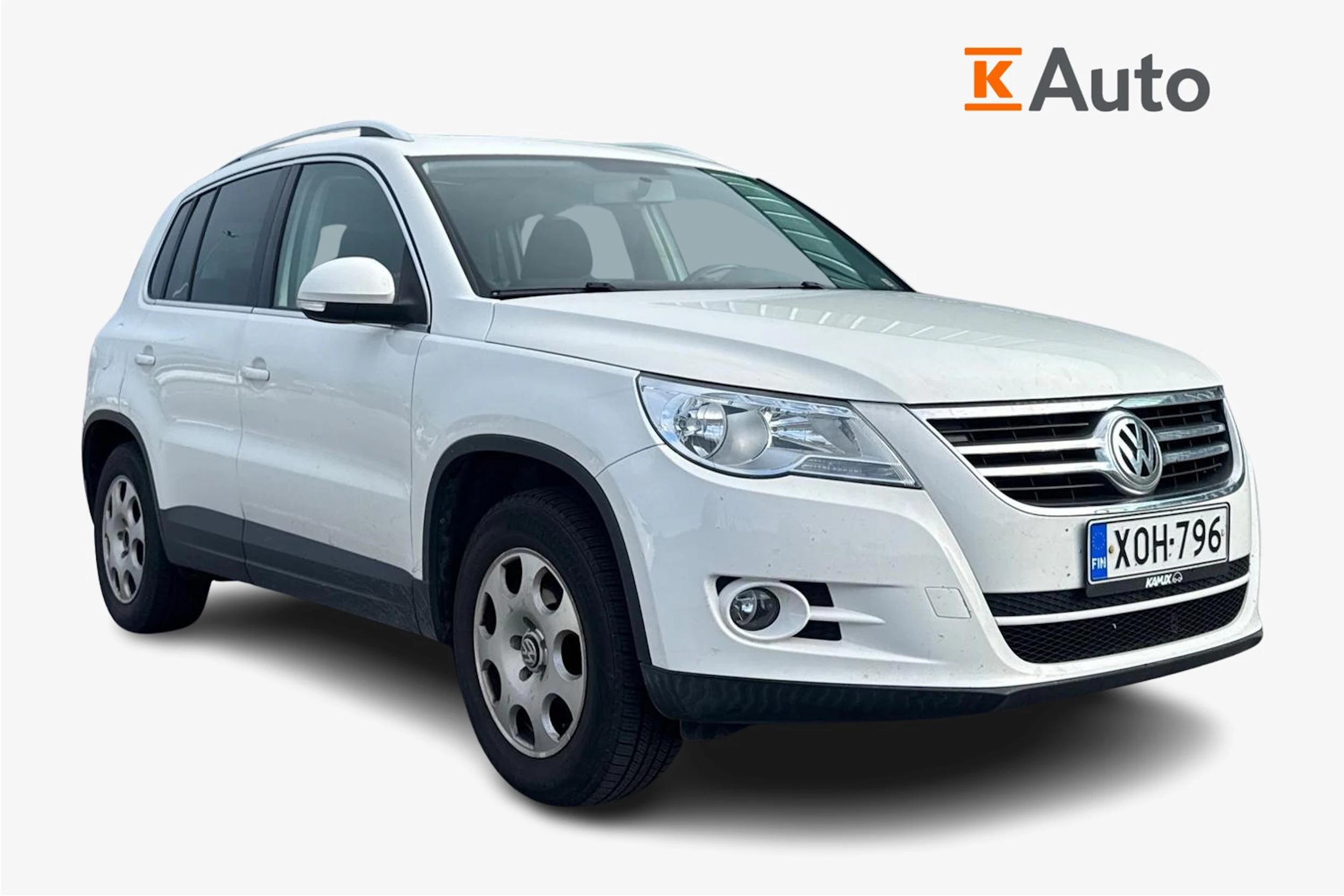 valkoinen Volkswagen Tiguan 2008 kuva 1.