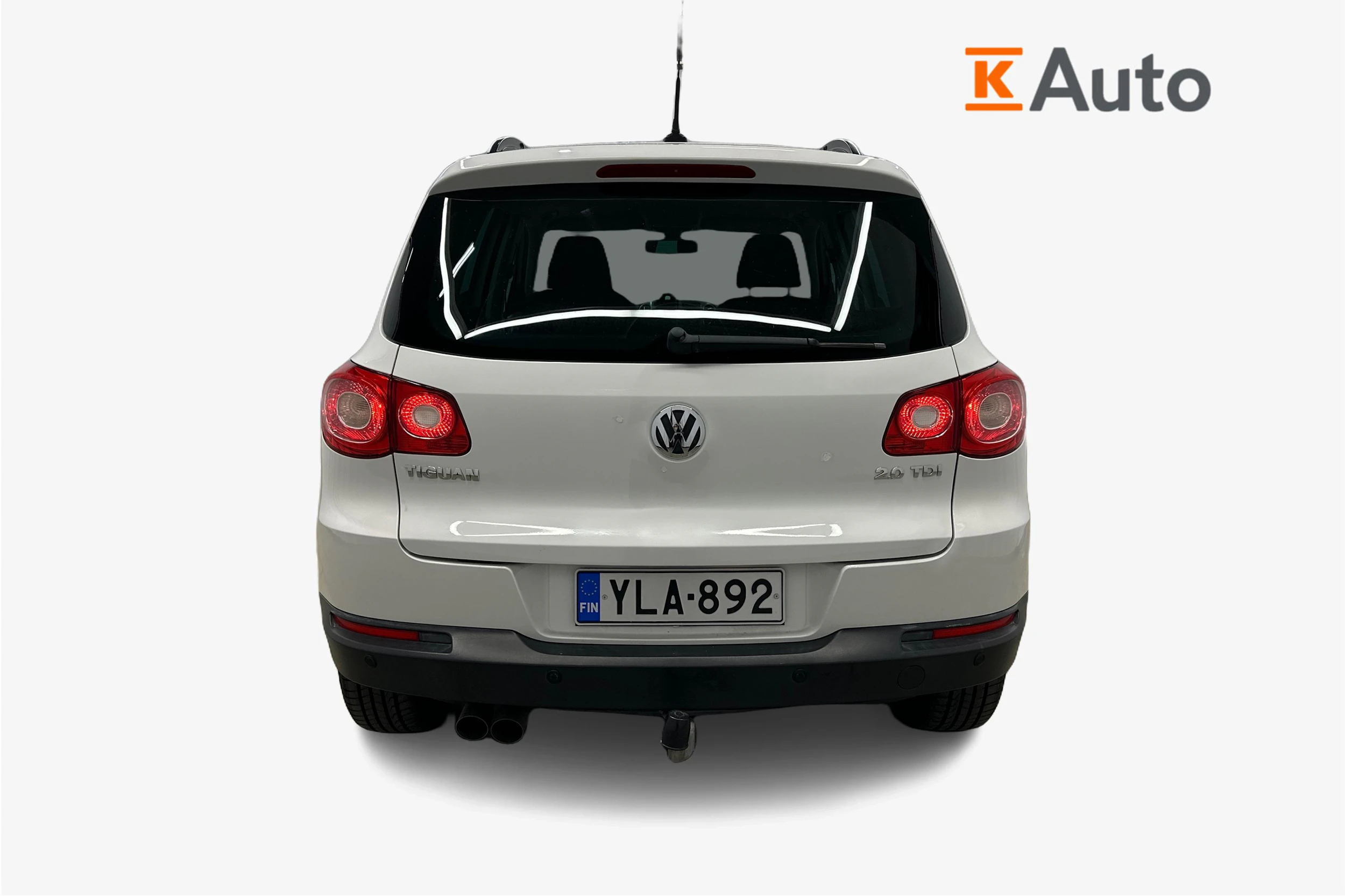 valkoinen Volkswagen Tiguan 2009 kuva 4.