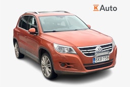 punainen Volkswagen Tiguan 2010 kuva 1.