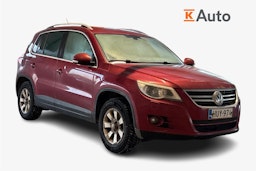 Punainen Volkswagen Tiguan 2011 kuva 1.