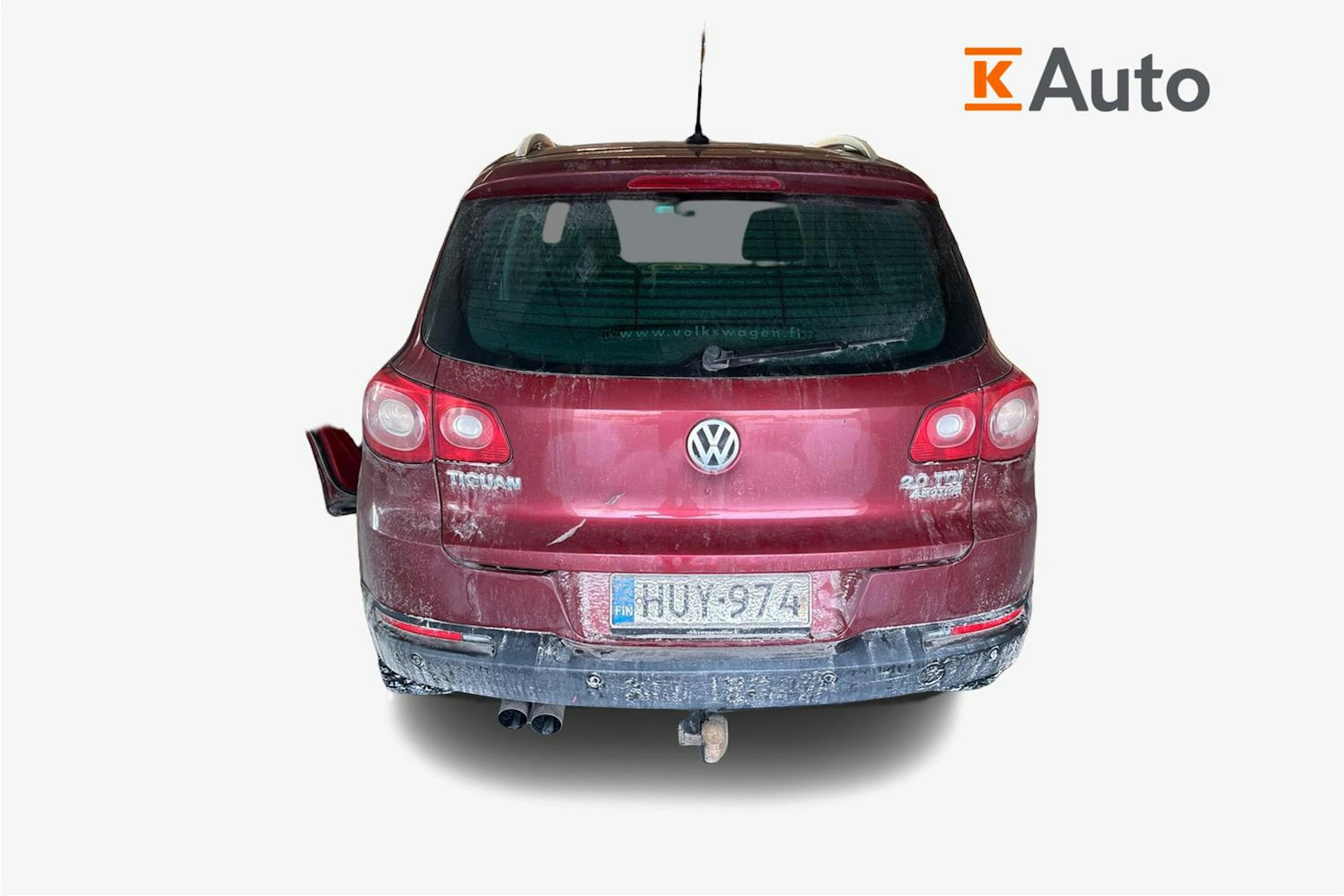 Punainen Volkswagen Tiguan 2011 kuva 3.