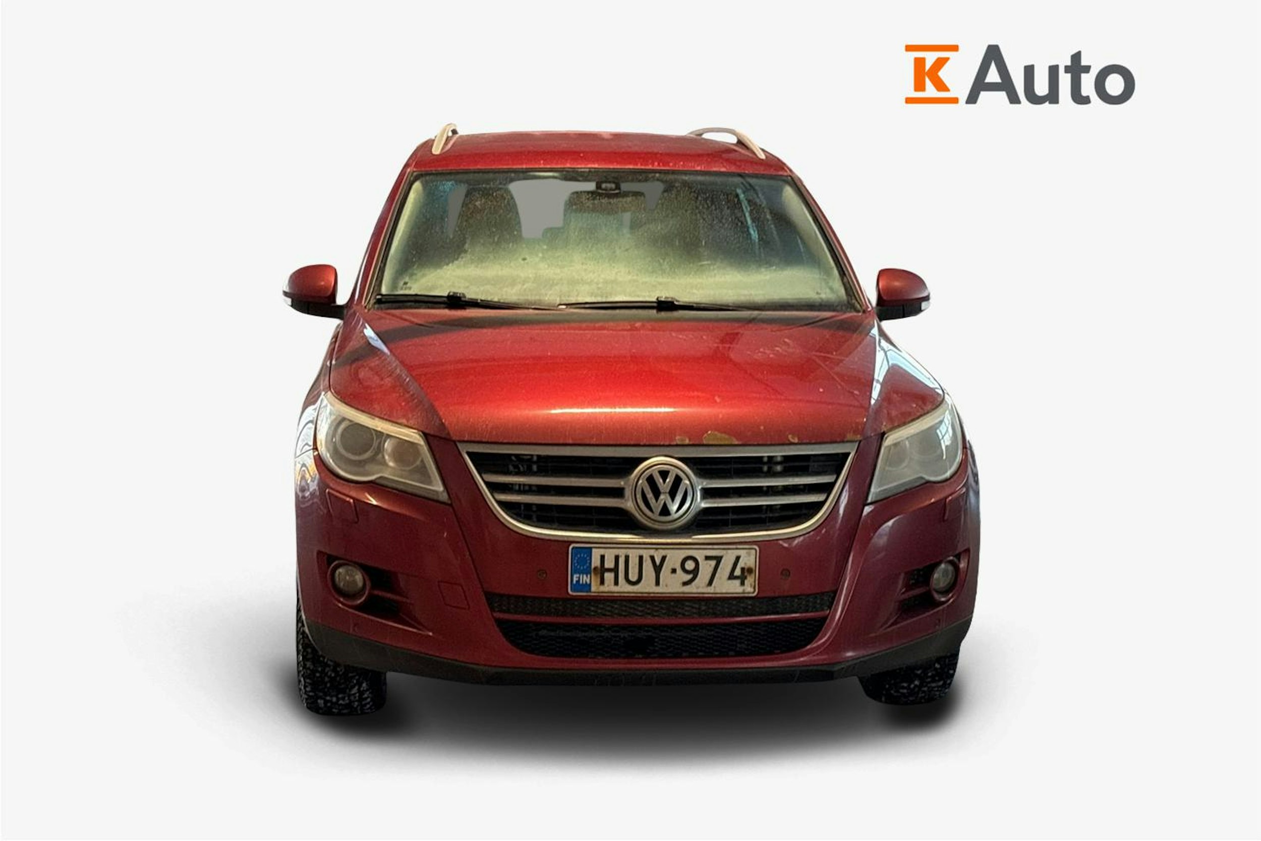Punainen Volkswagen Tiguan 2011 kuva 4.
