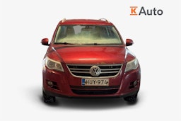 Punainen Volkswagen Tiguan 2011 kuva 4.