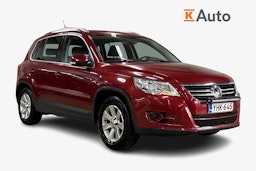 punainen Volkswagen Tiguan 2011 kuva 1.