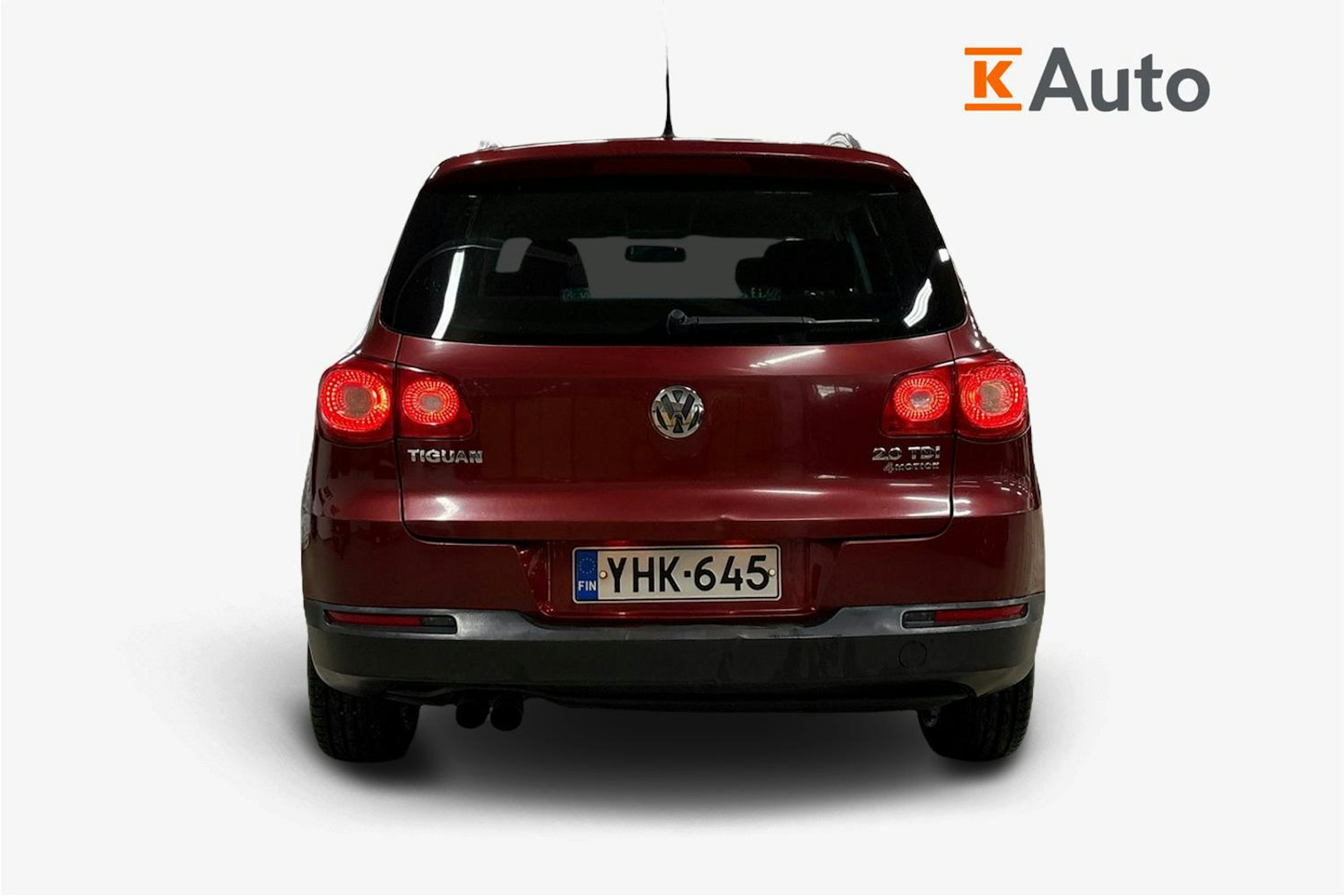 punainen Volkswagen Tiguan 2011 kuva 3.