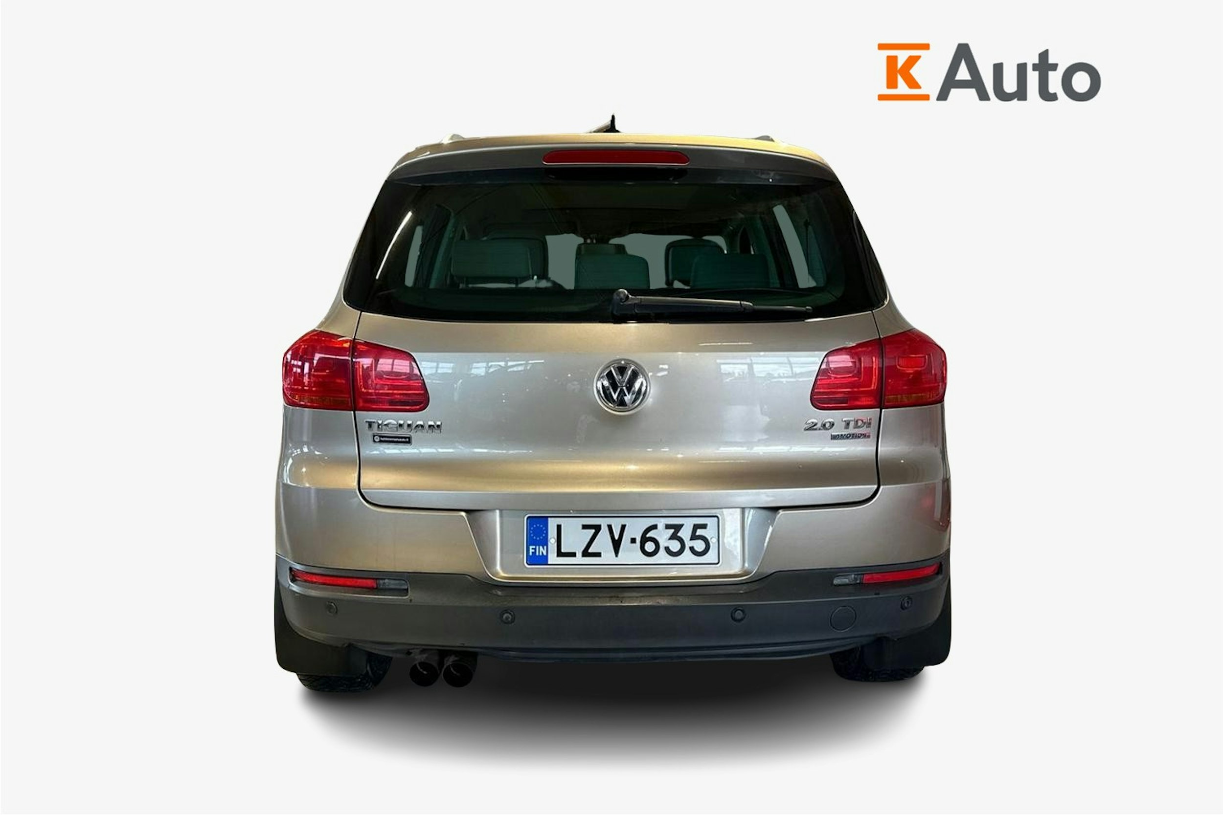 Ruskea (beige) Volkswagen Tiguan 2012 kuva 3.