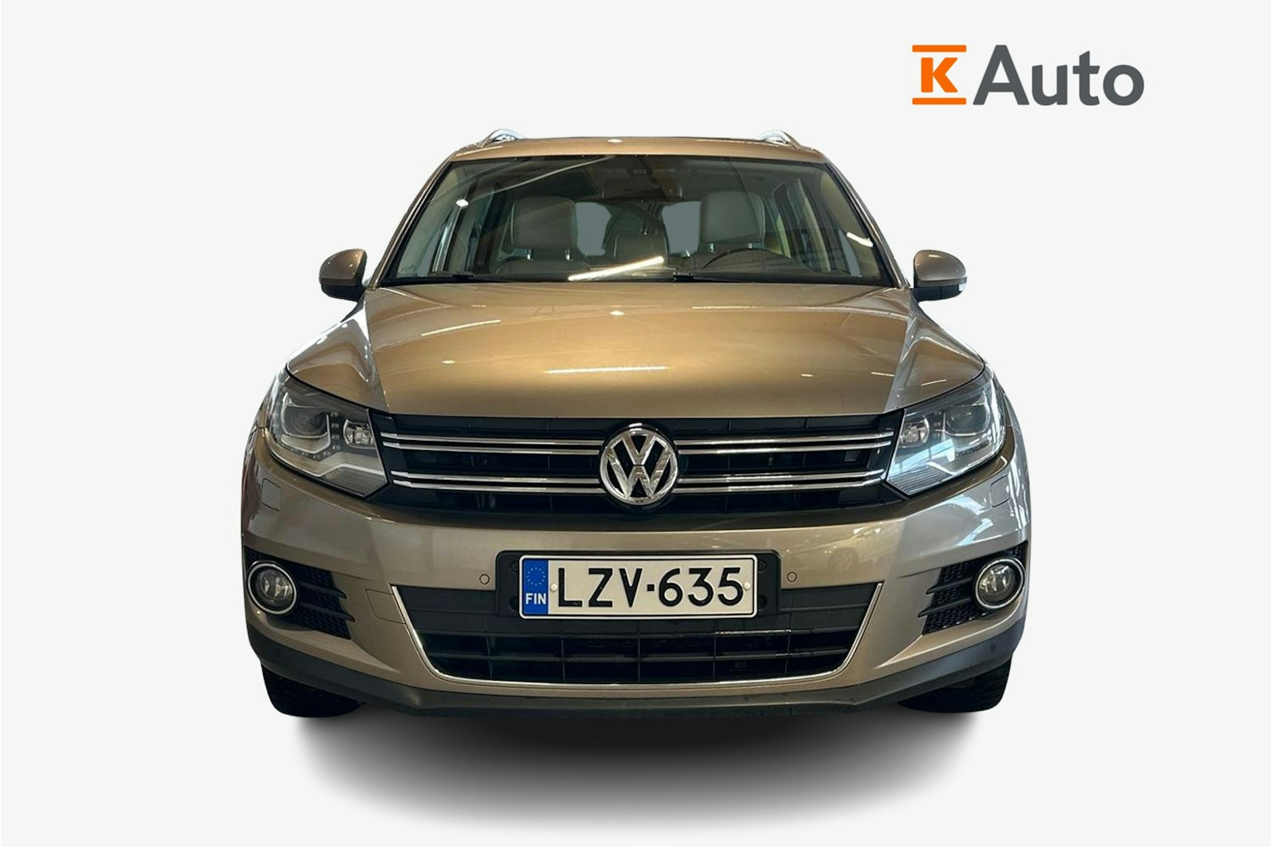 Ruskea (beige) Volkswagen Tiguan 2012 kuva 5.