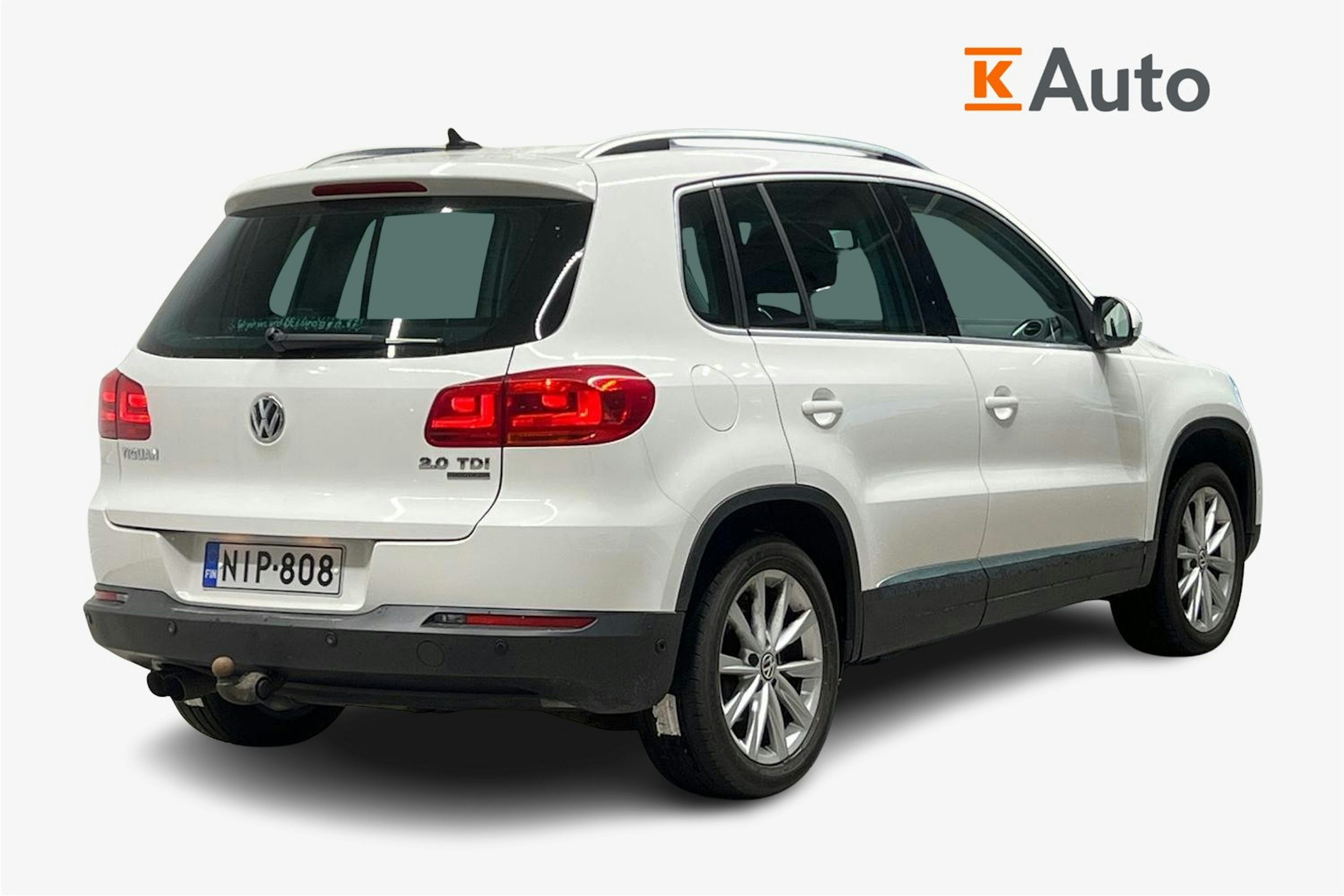 Valkoinen Volkswagen Tiguan 2012 kuva 2.