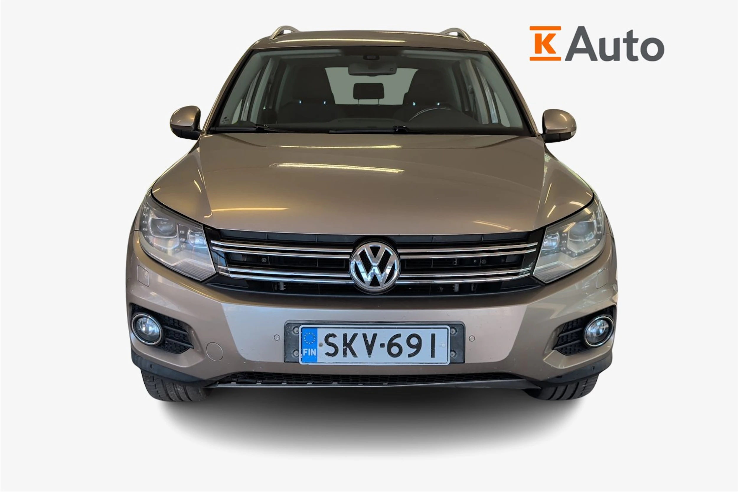 ruskea (beige) Volkswagen Tiguan 2012 kuva 5.