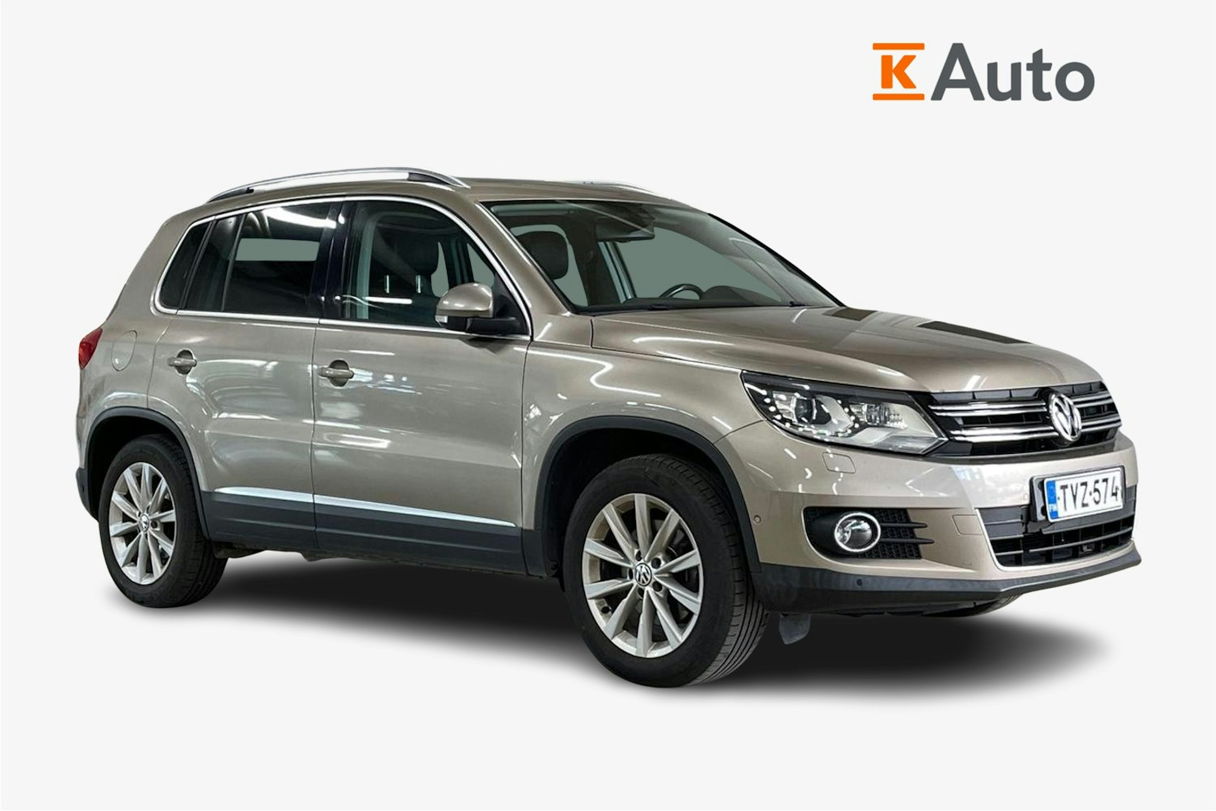 Ruskea (beige) Volkswagen Tiguan 2012 kuva 1.