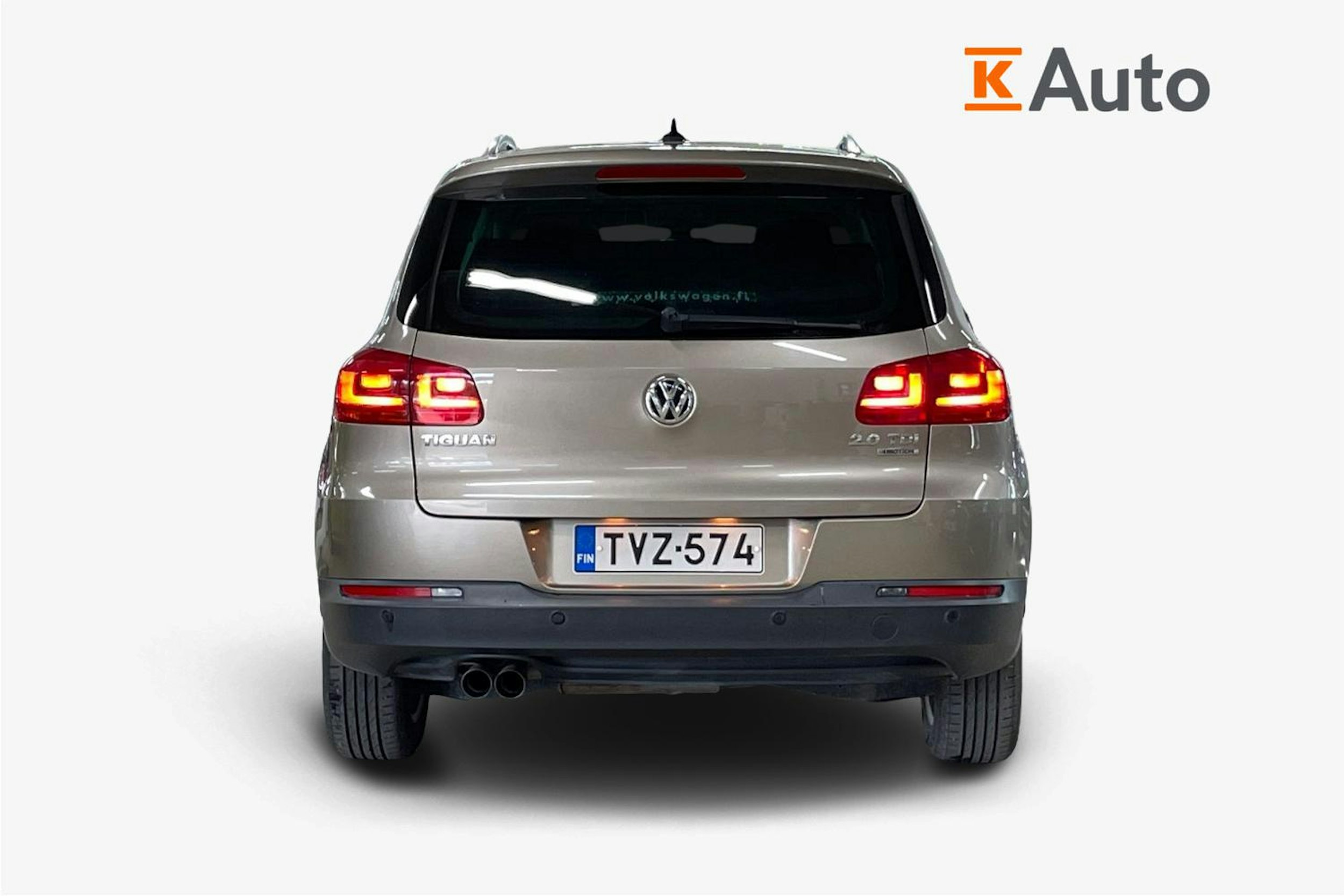 Ruskea (beige) Volkswagen Tiguan 2012 kuva 3.