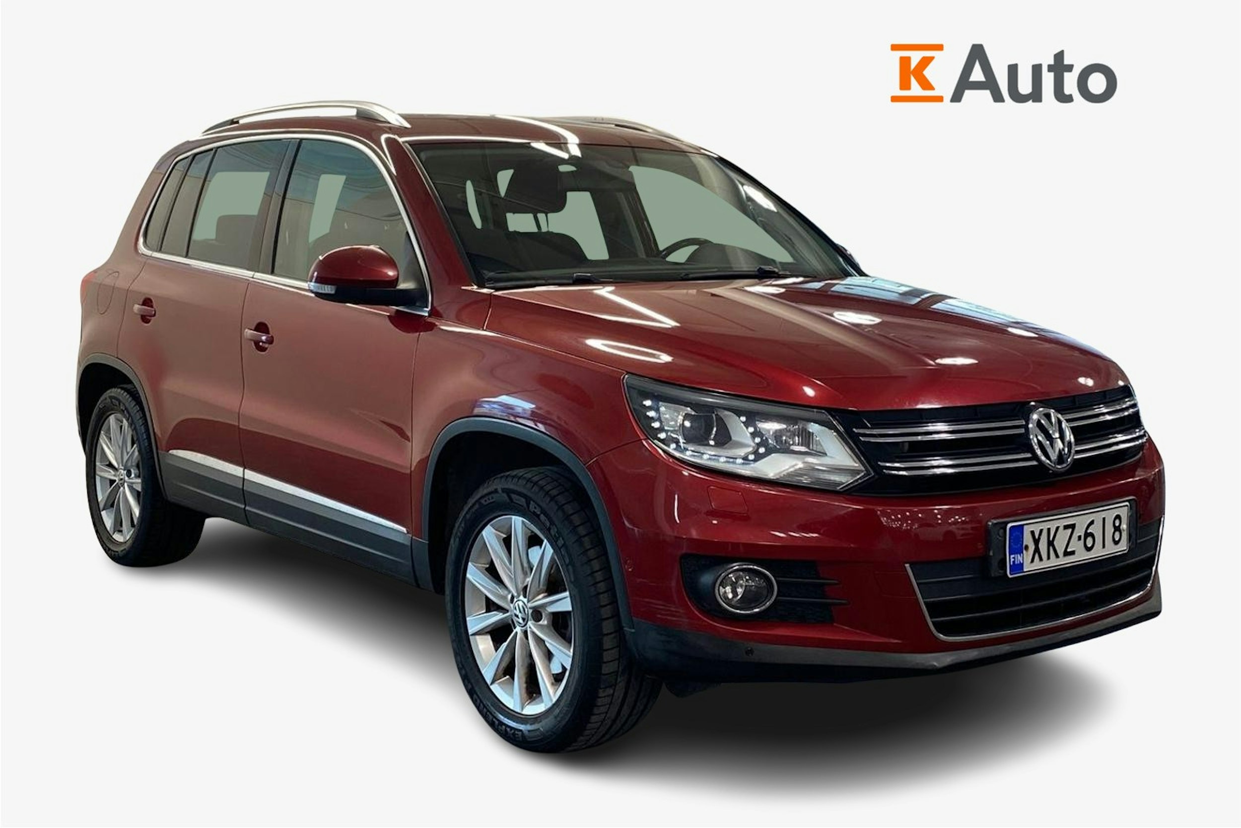 punainen Volkswagen Tiguan 2012 kuva 1.